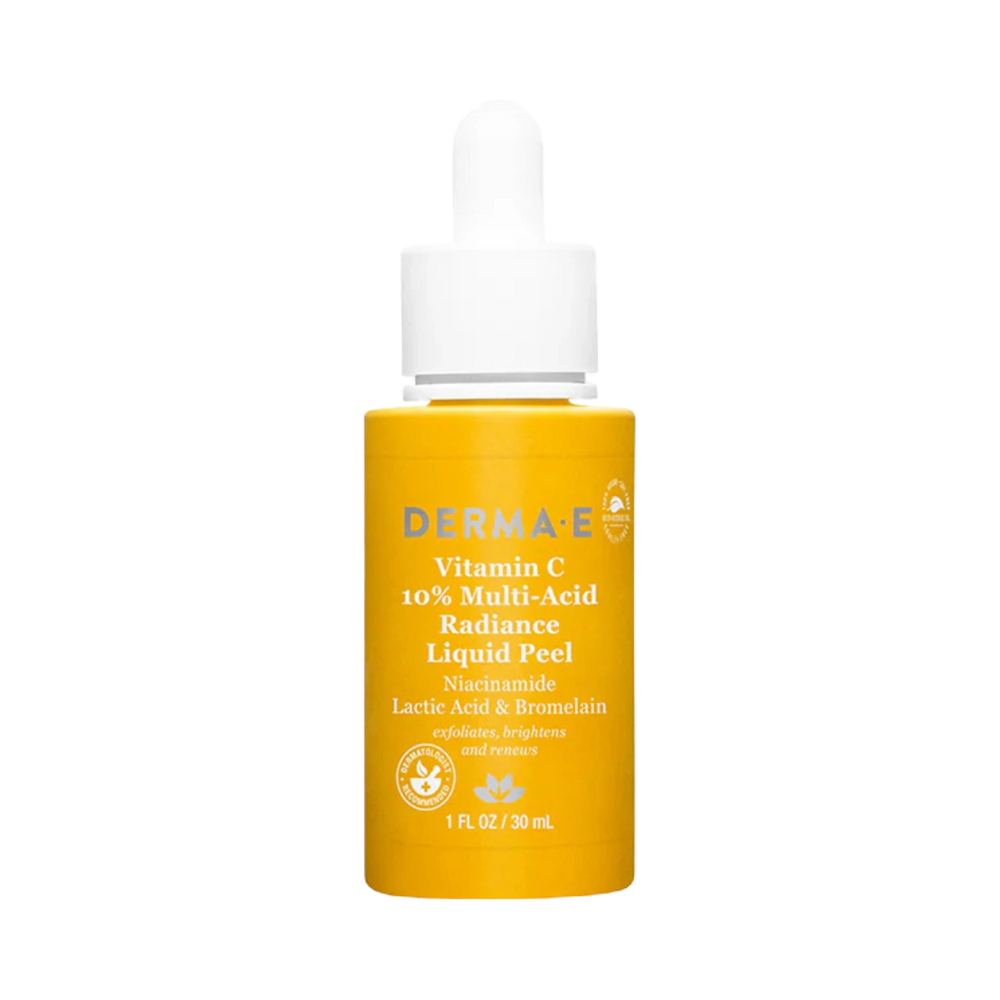 Derma E, Vitamin C 10% Multi-Acid Radiance Liquid Peel, 1 Fl Oz