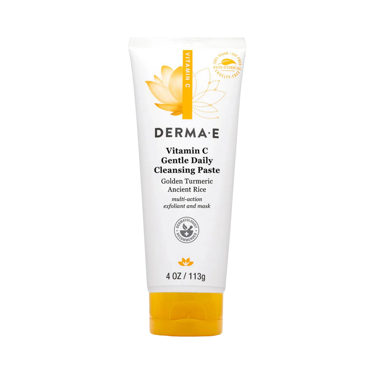 Derma E, Vitamin C Gentle Daily Cleansing Paste, 4 Oz