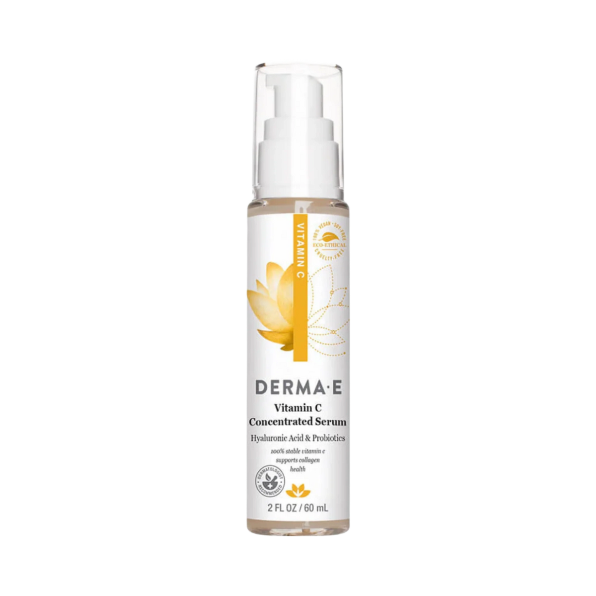 Derma E, Vitamin C Serum with Hyaluronic Acid, 2 Oz