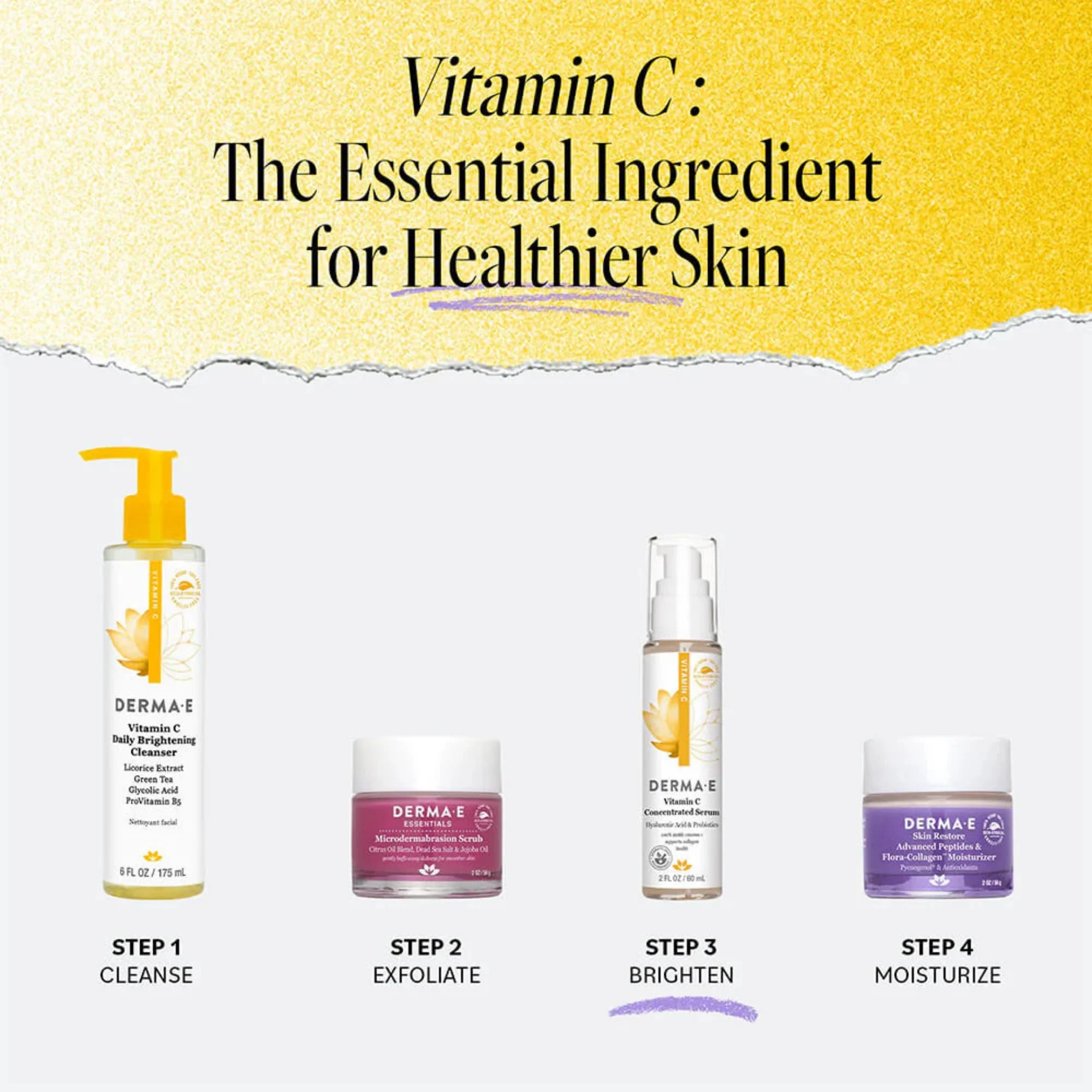 Derma E, Vitamin C Serum with Hyaluronic Acid, 2 Oz