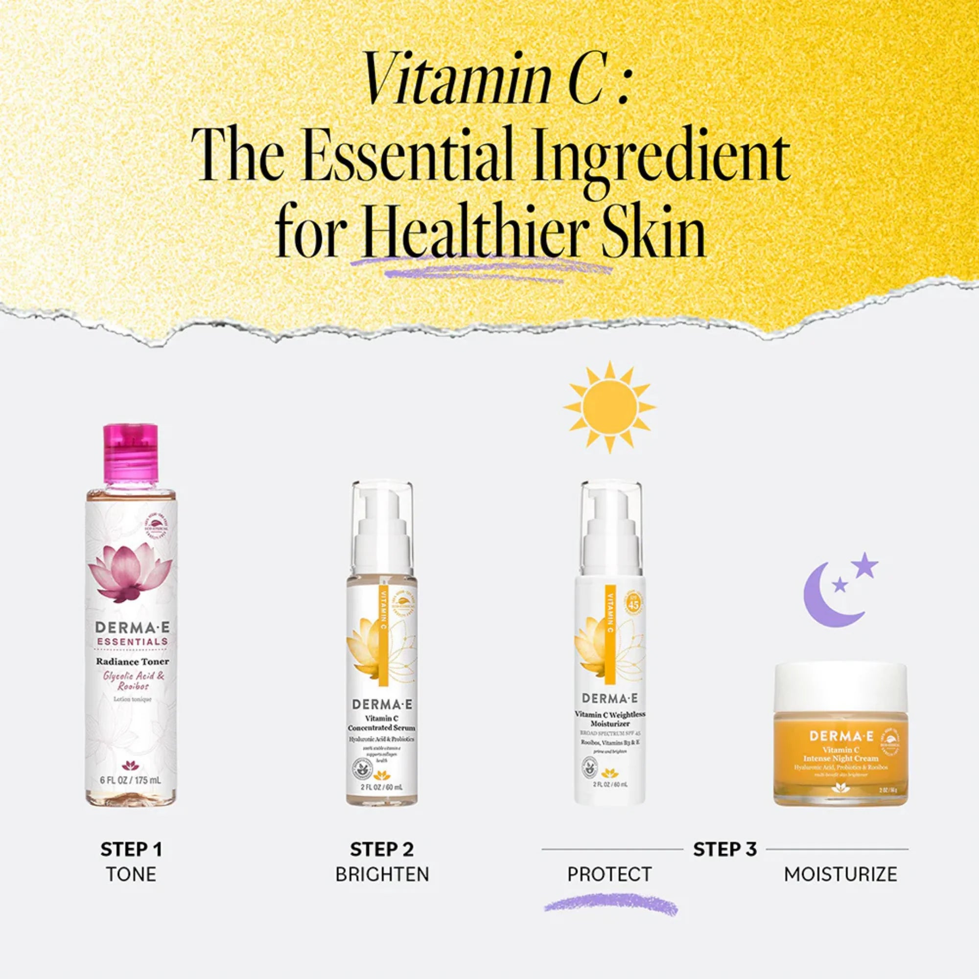 Derma E, Vitamin C Weightless Moisturizer SPF 45, 2 Oz