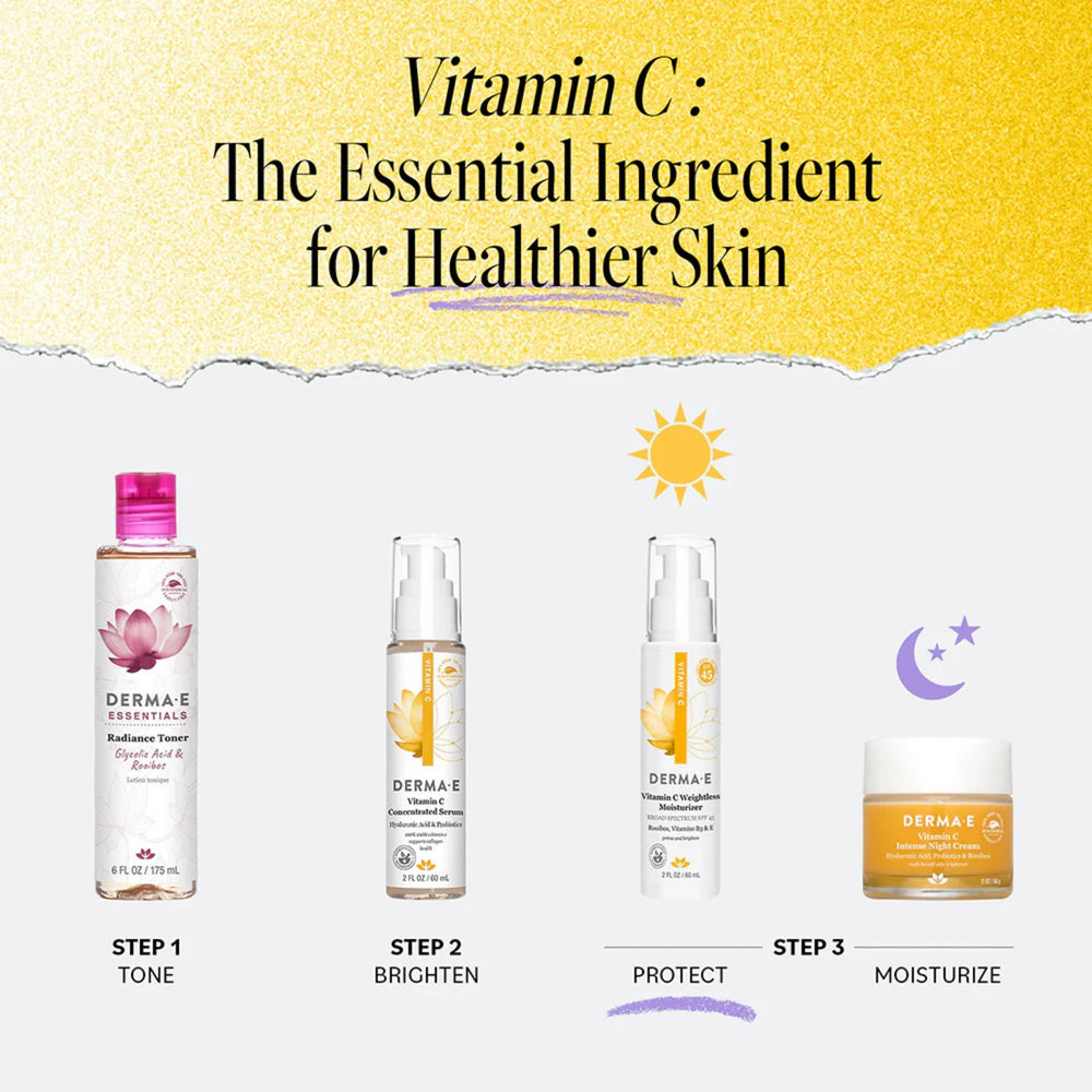 Derma E, Vitamin C Weightless Moisturizer SPF 45, 2 Oz