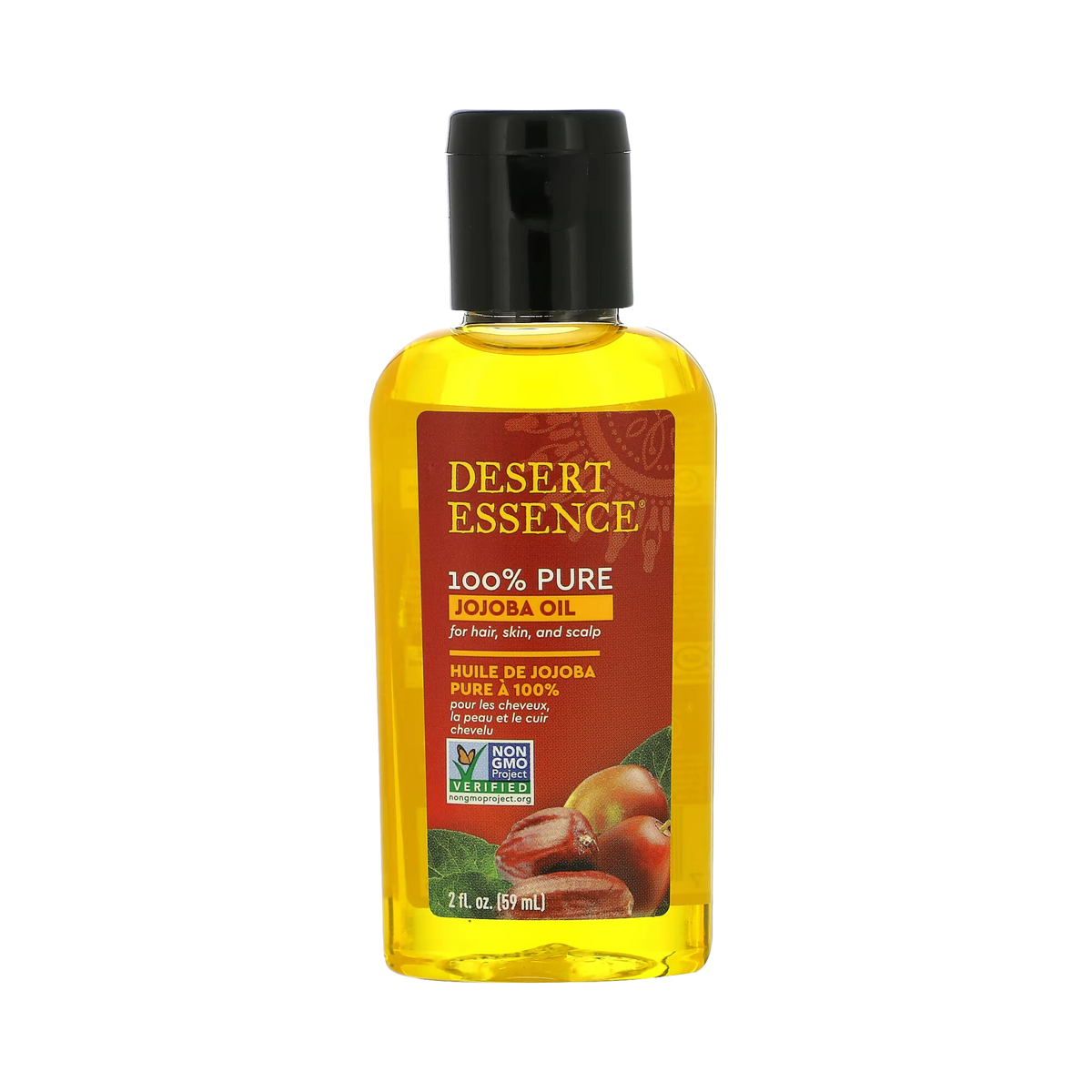 Desert Essence, 100% Pure Jojoba Oil, 2 Fl Oz