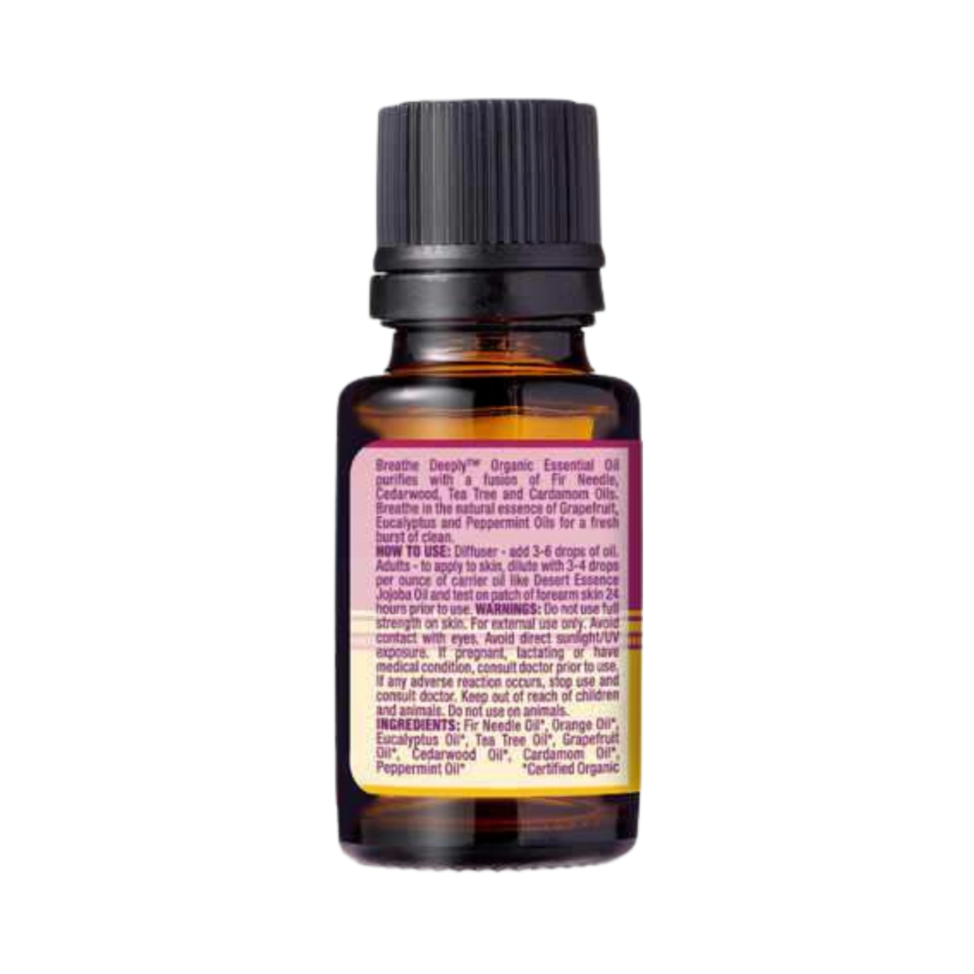 Desert Essence, Breathe Deeply Organic Essential Oil, 0.5 Oz