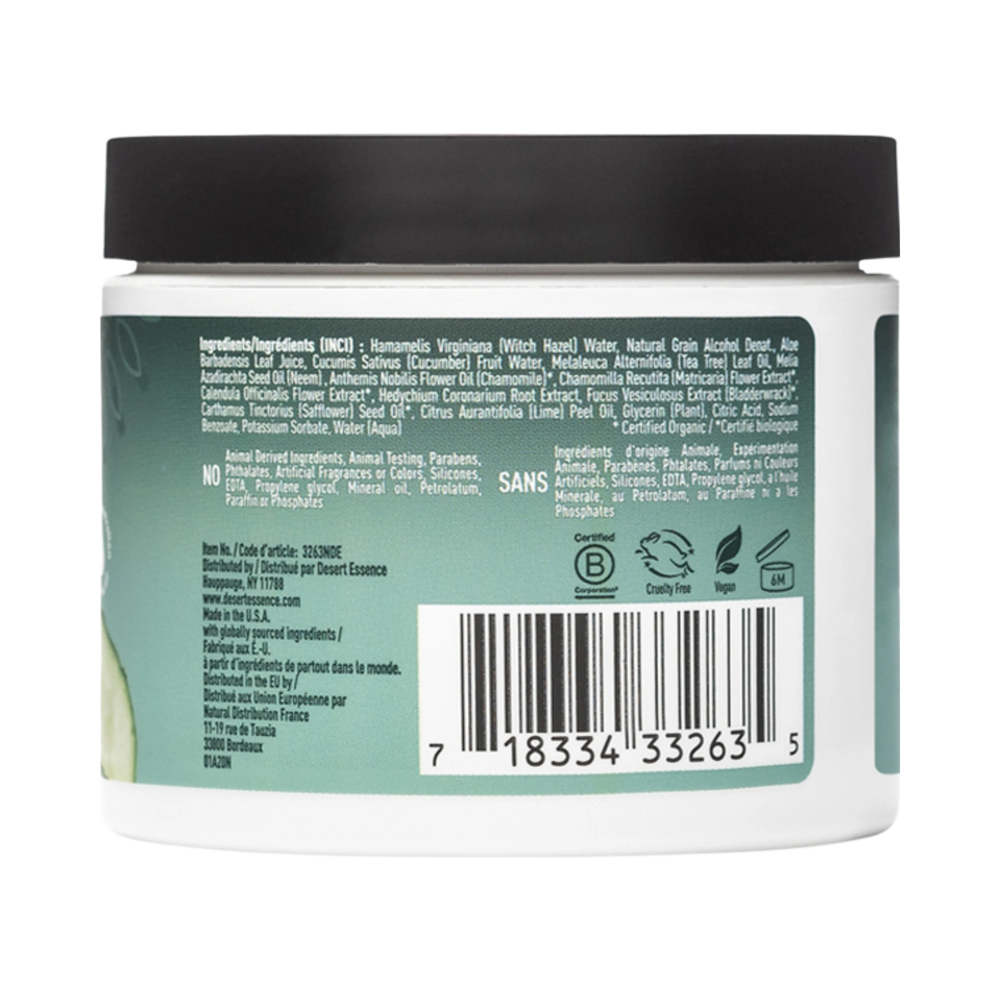 Desert Essence, Cucumber & Aloe Facial Cleansing Pads, 50 Pads
