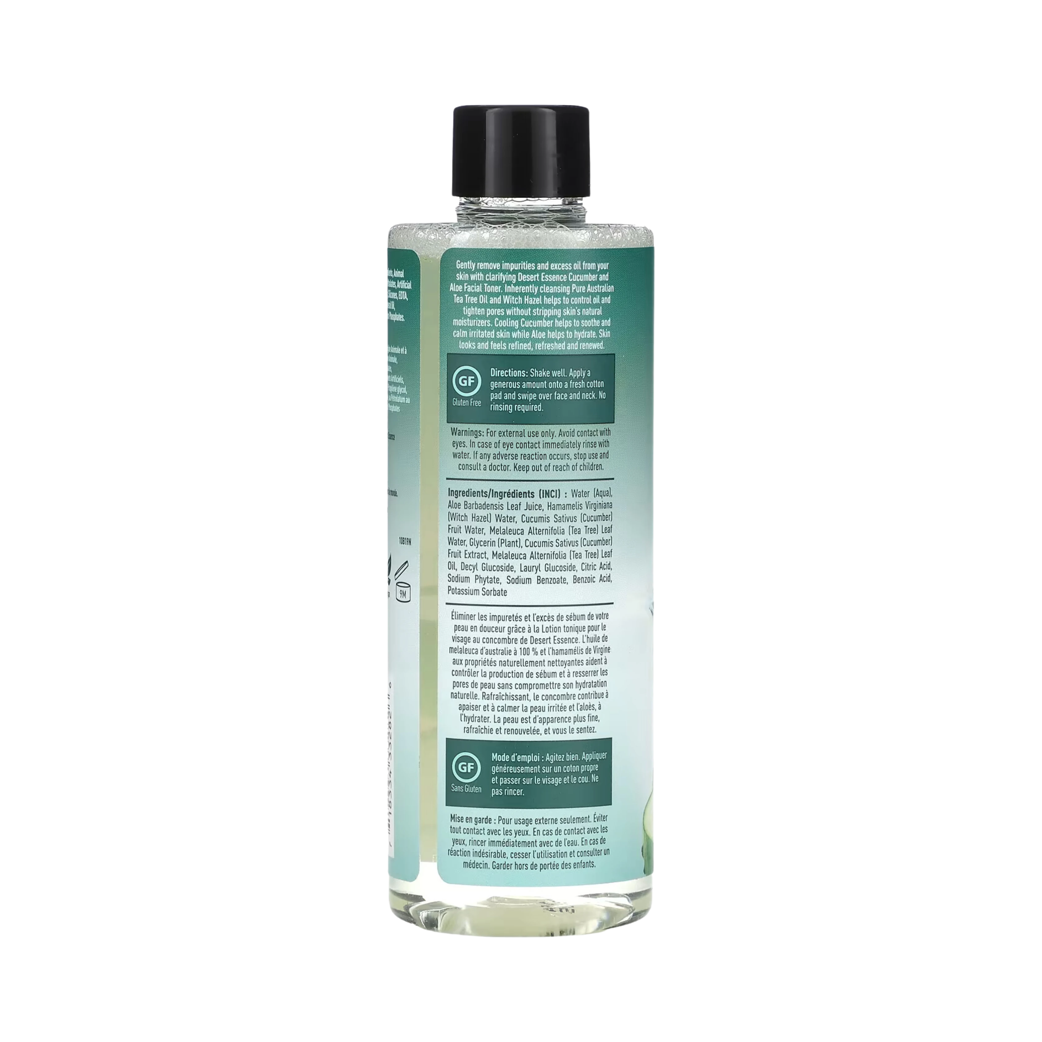 Desert Essence, Cucumber & Aloe Facial Toner, 8 Fl Oz