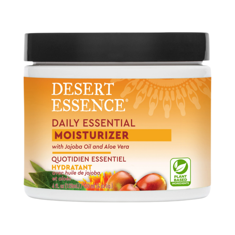 Desert Essence, Daily Essential Facial Moisturizer, 4 Fl Oz