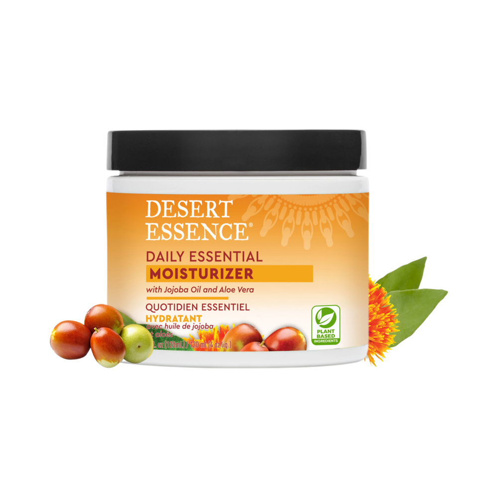 Desert Essence, Daily Essential Facial Moisturizer, 4 Fl Oz