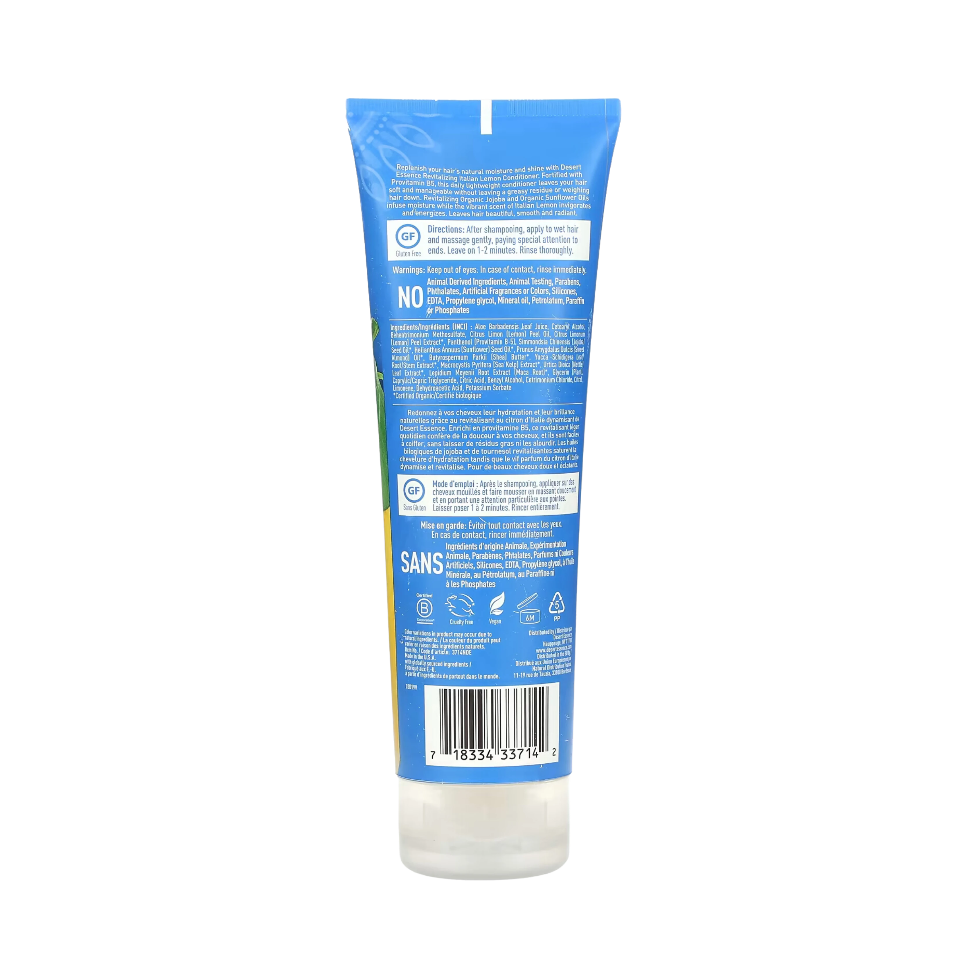 Desert Essence, Italian Lemon Conditioner, 8 Fl Oz