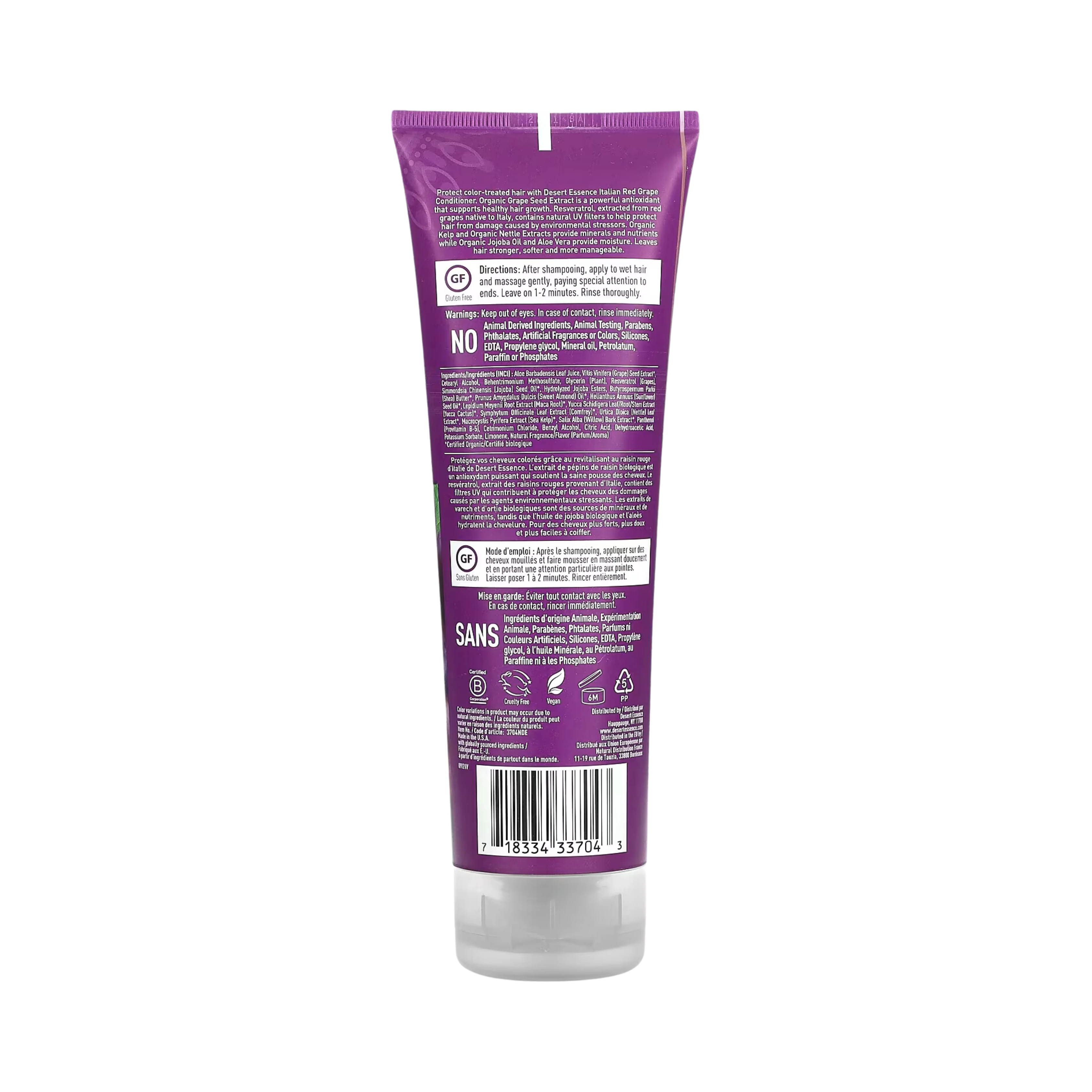 Desert Essence, Italian Red Grape Conditioner, 8 Fl Oz
