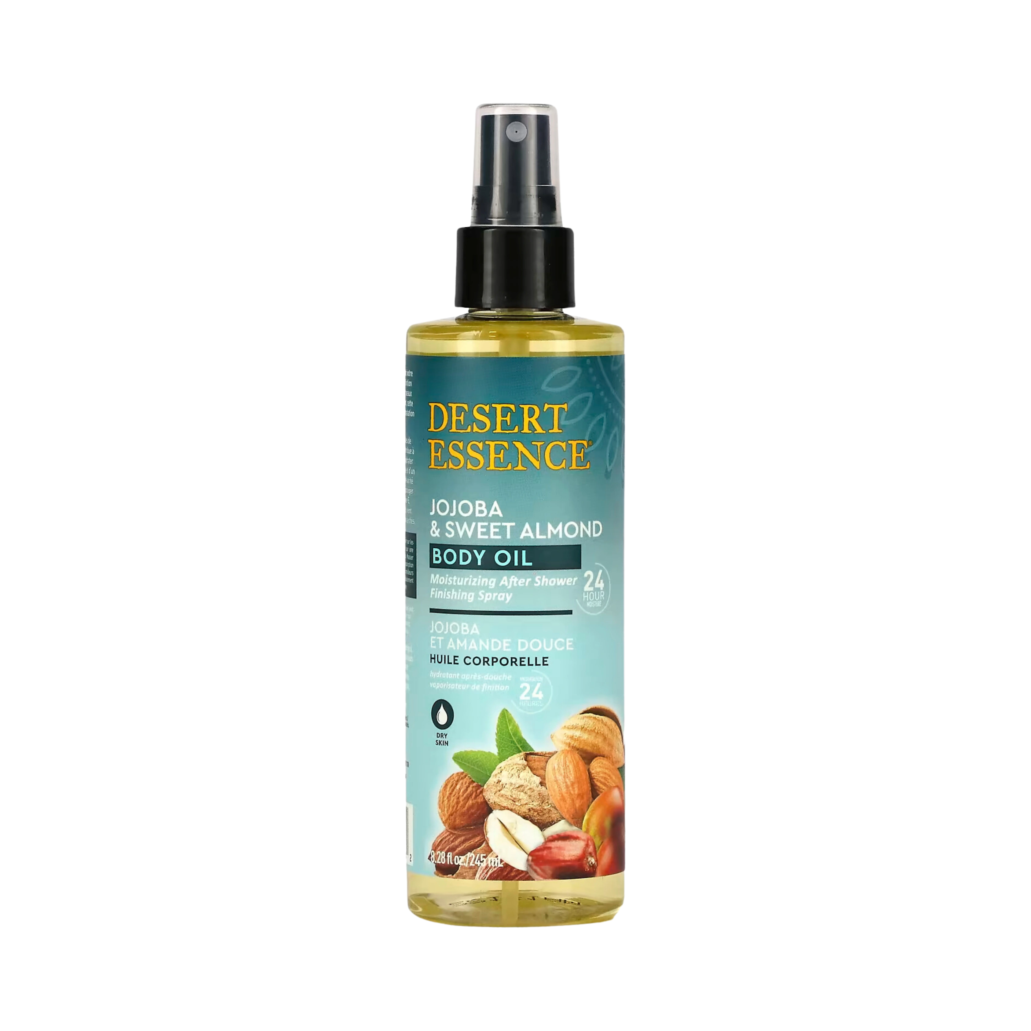 Desert Essence, Jojoba & Sweet Almond Body Oil Spray, 8.28 Fl Oz