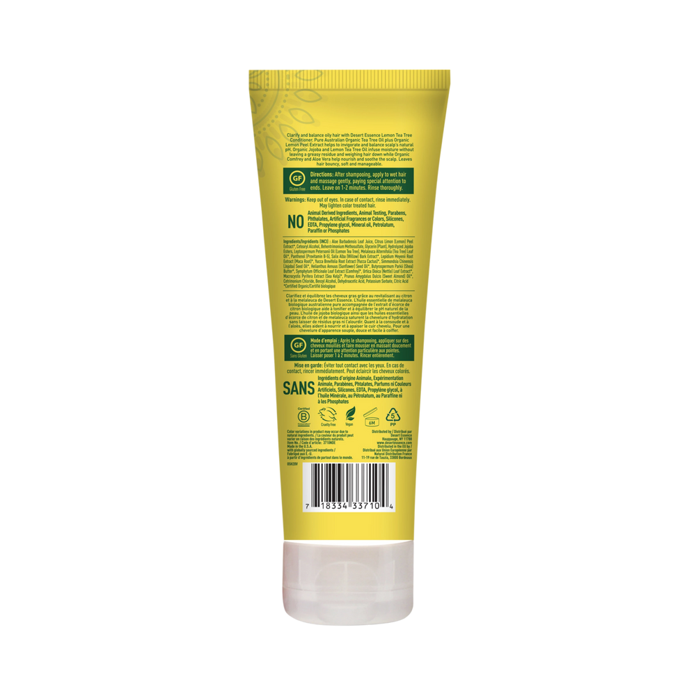 Desert Essence, Lemon Tea Tree Oil Conditioner, 8 Fl Oz