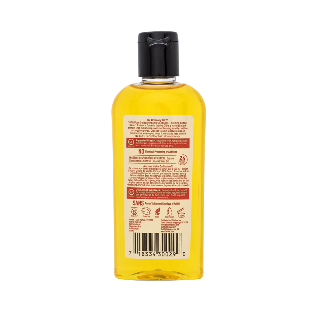 Desert Essence, Organic Jojoba Oil, 4 Fl Oz