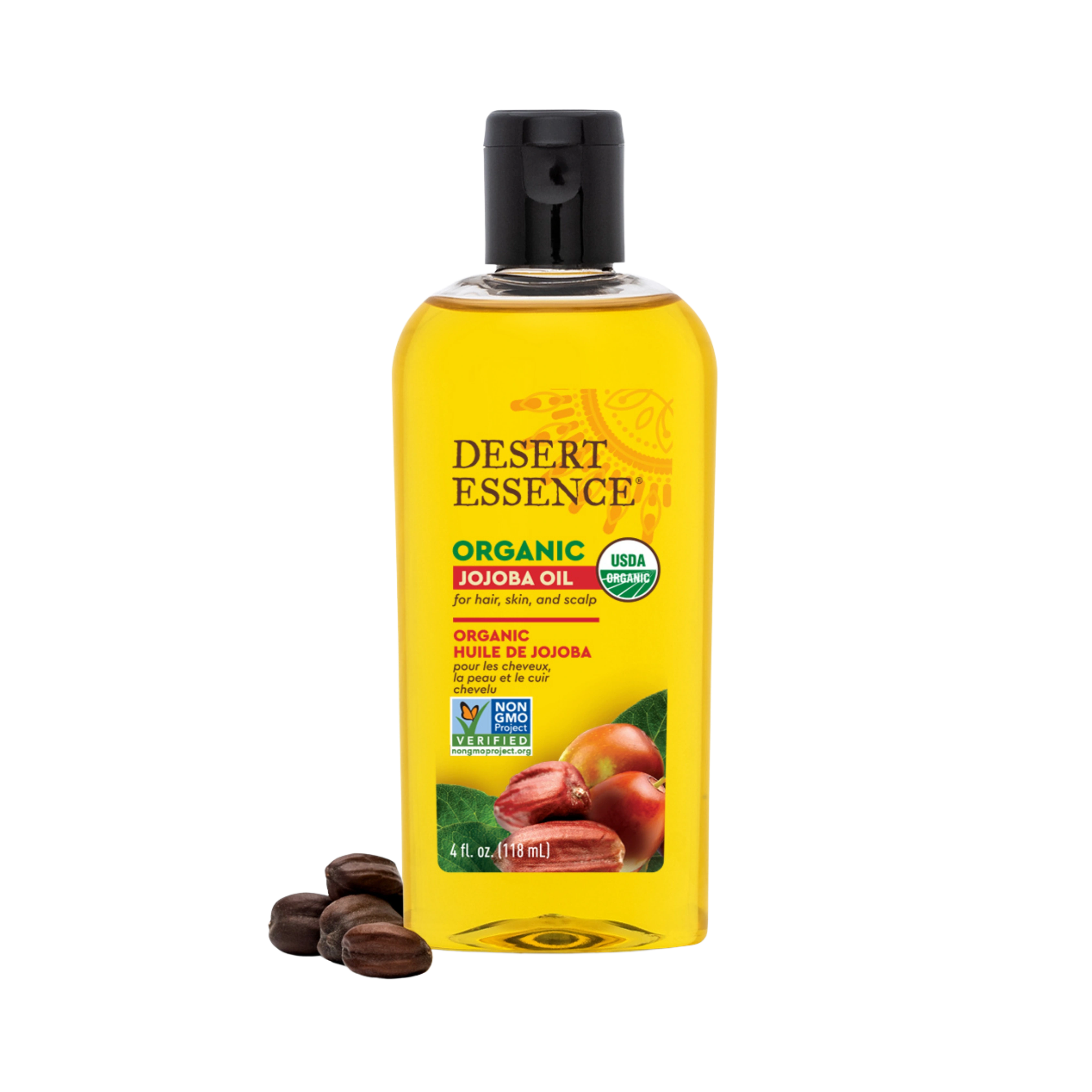 Desert Essence, Organic Jojoba Oil, 4 Fl Oz