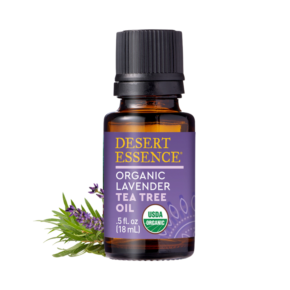 Desert Essence, Organic Lavender Tea Tree Oil, 0.6 Fl Oz