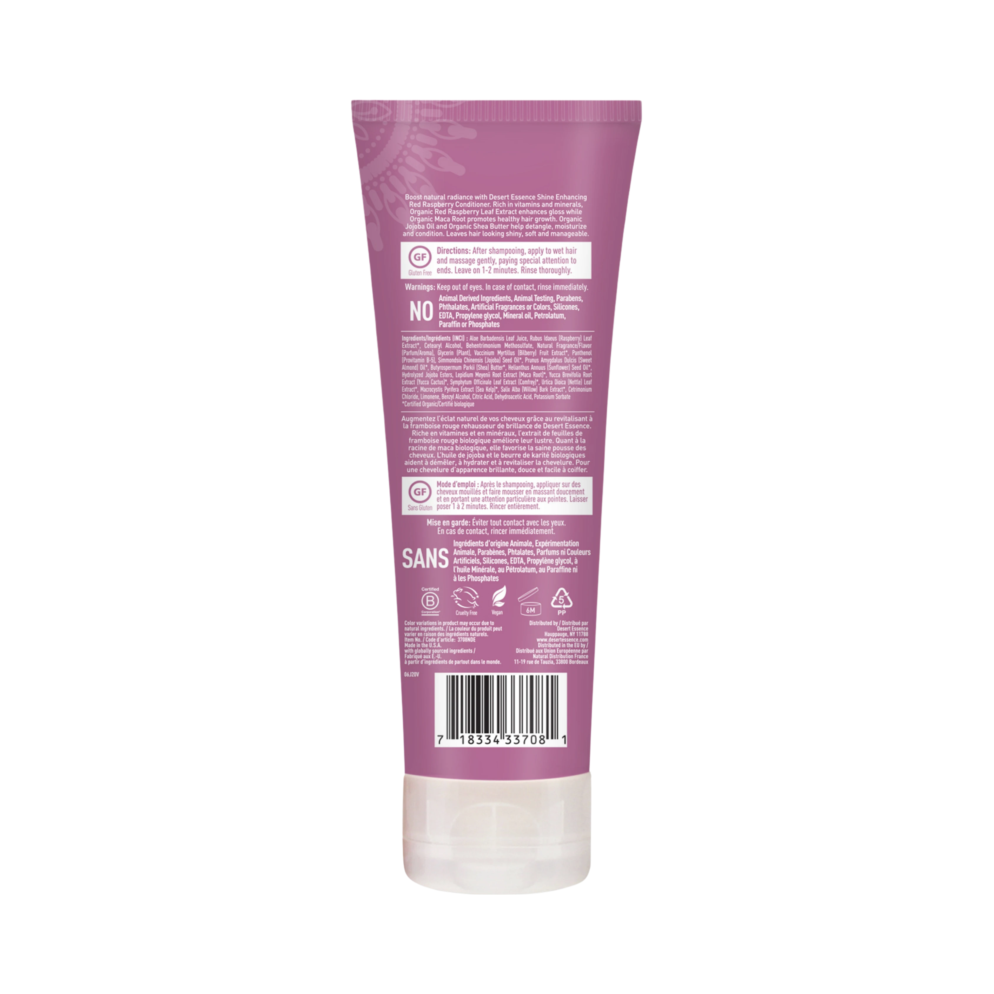 Desert Essence, Red Raspberry Conditioner, 8 Fl Oz