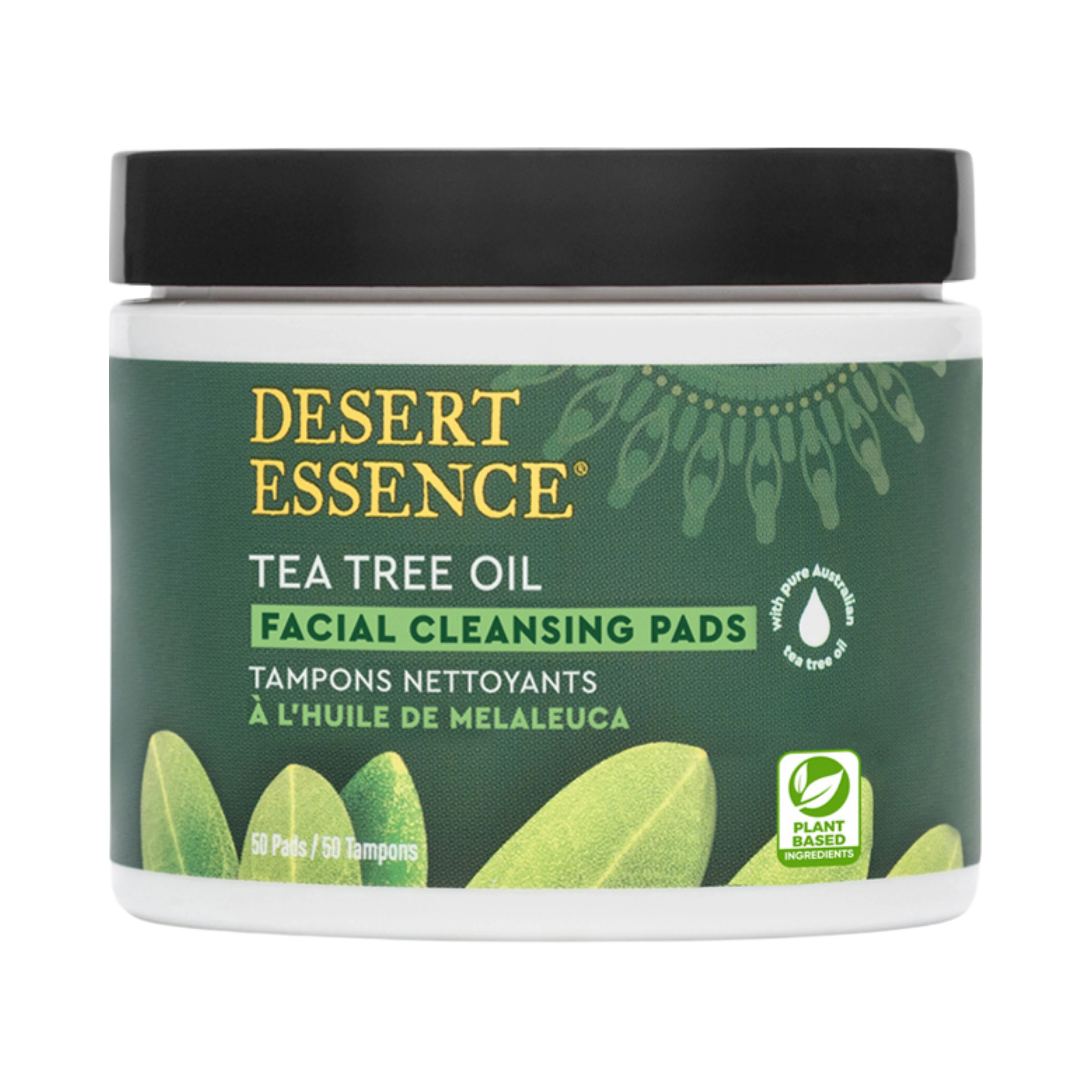 Desert Essence, Tea Tree Oil Facial Cleansing, 50 Pads