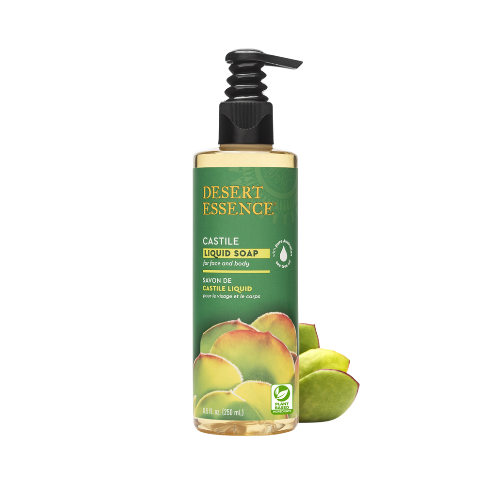 Desert Essence, Tea Tree Oil Liquid Castile Soap, 8 Fl Oz