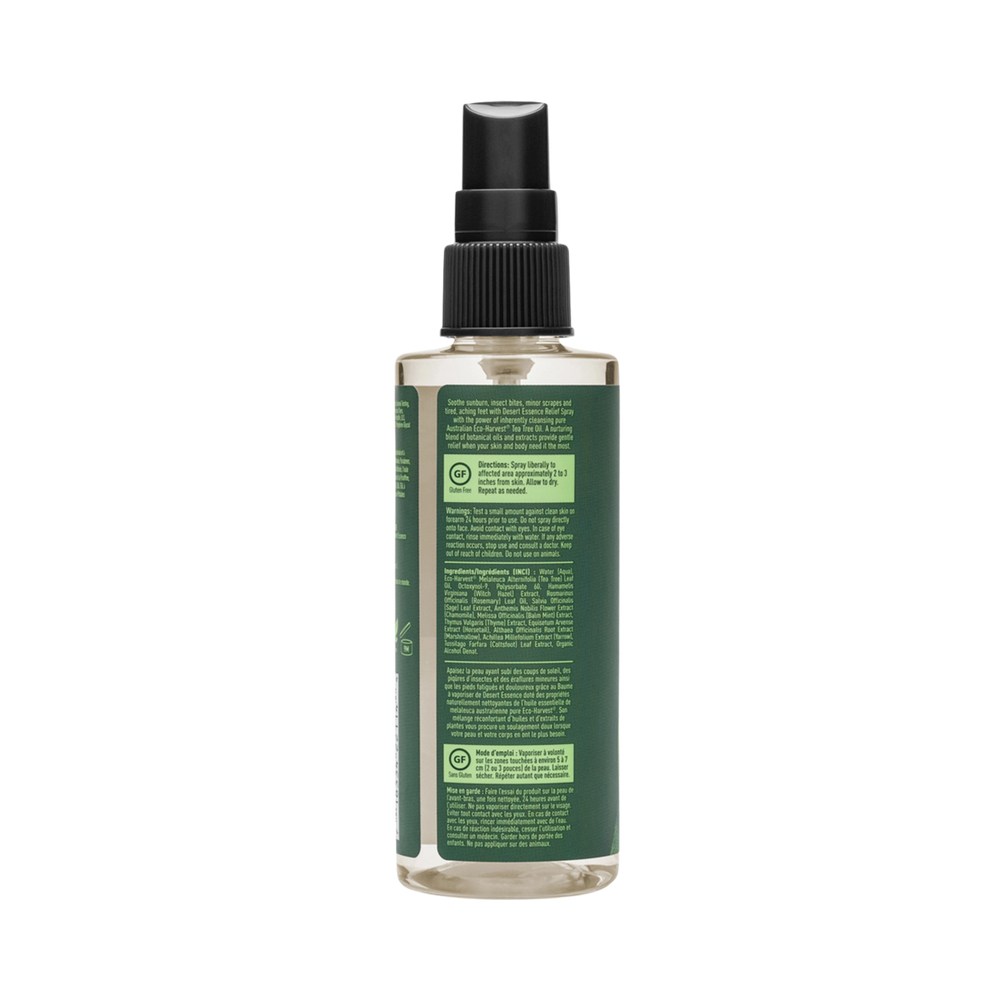 Desert Essence, Tea Tree Oil Relief Spray, 4 Fl Oz