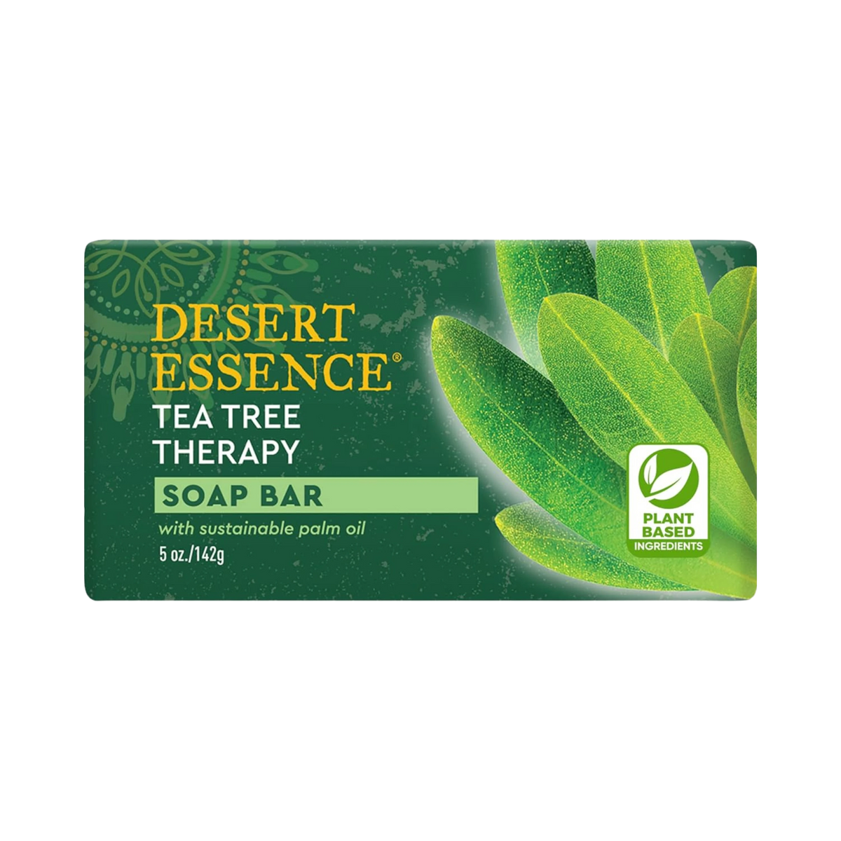 Desert Essence, Tea Tree Oil Therapy Cleansing Soap Bar, 5 Oz