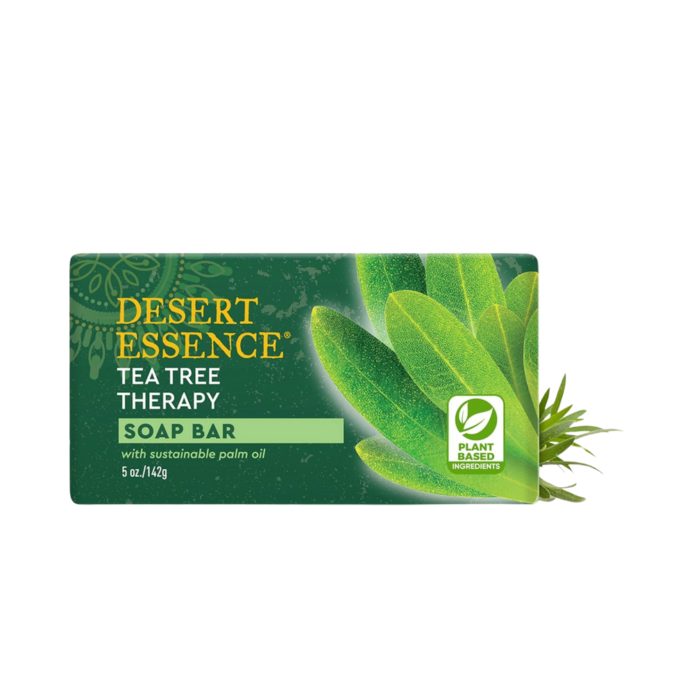 Desert Essence, Tea Tree Oil Therapy Cleansing Soap Bar, 5 Oz