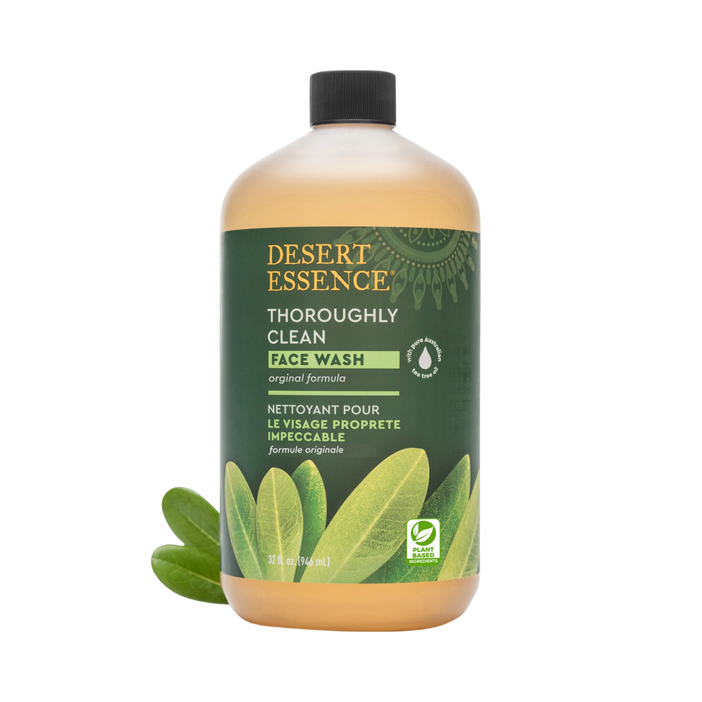 Desert Essence, Thoroughly Clean Face Wash Refill, 32 Fl Oz