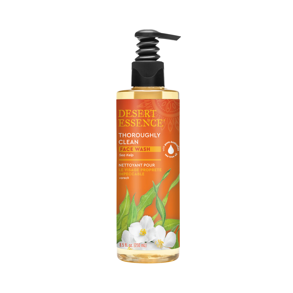 Desert Essence, Thoroughly Clean Face Wash, Sea Kelp, 8 Fl Oz