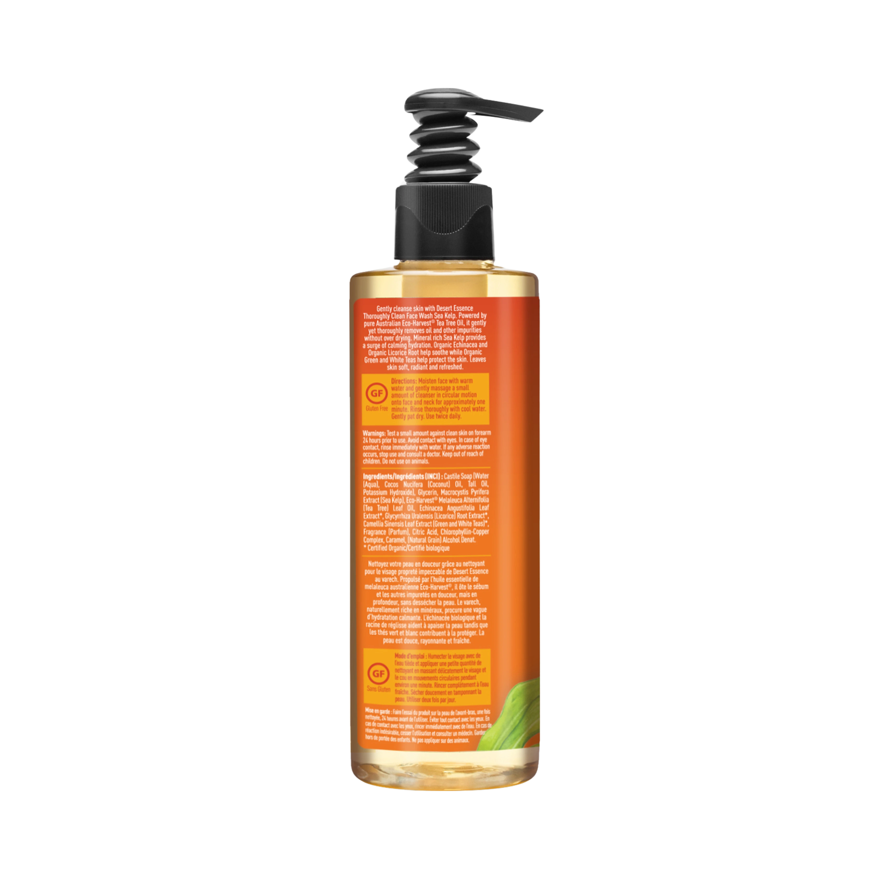 Desert Essence, Thoroughly Clean Face Wash, Sea Kelp, 8 Fl Oz