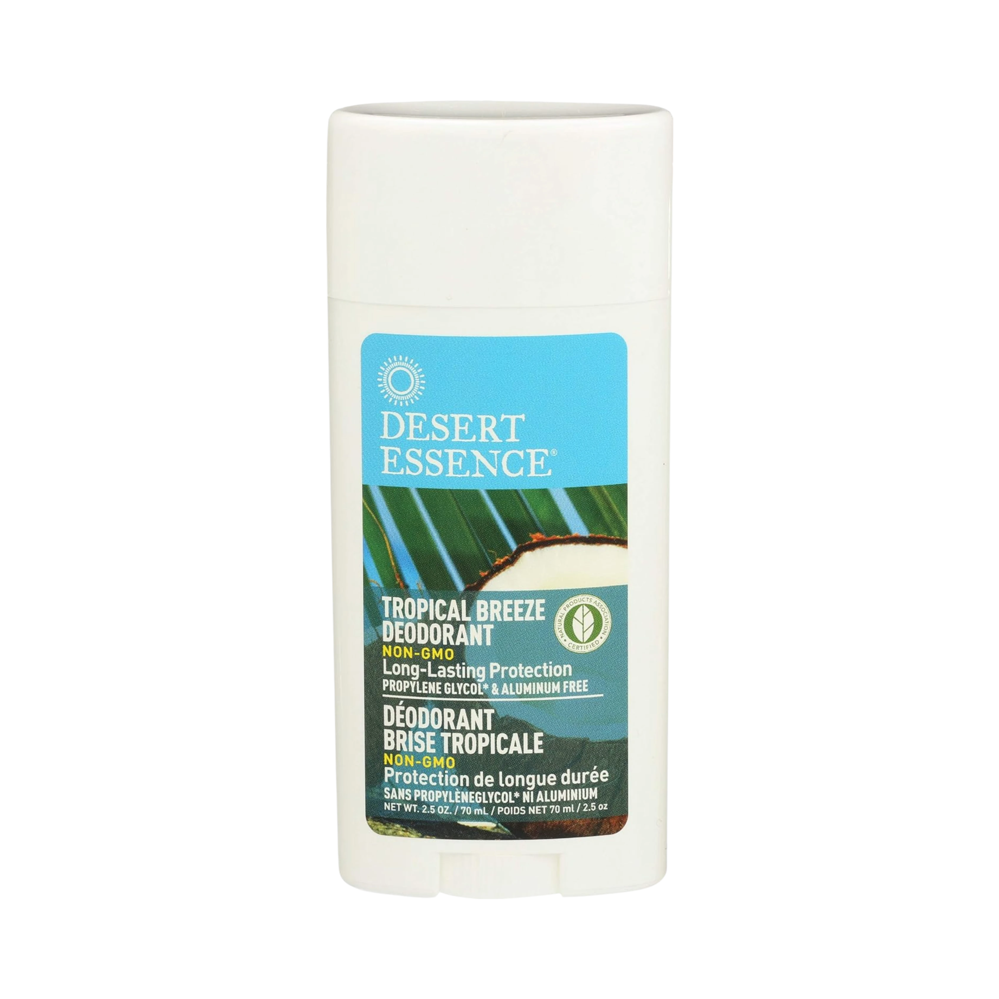 Desert Essence, Tropical Breeze Deodorant, 2.5 Fl Oz