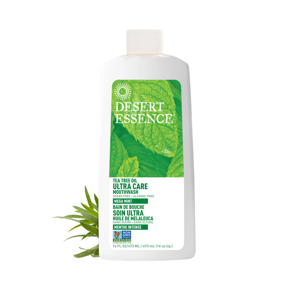 Desert Essence, Ultra Care Tea Tree Oil Mouthwash, 16 Fl Oz