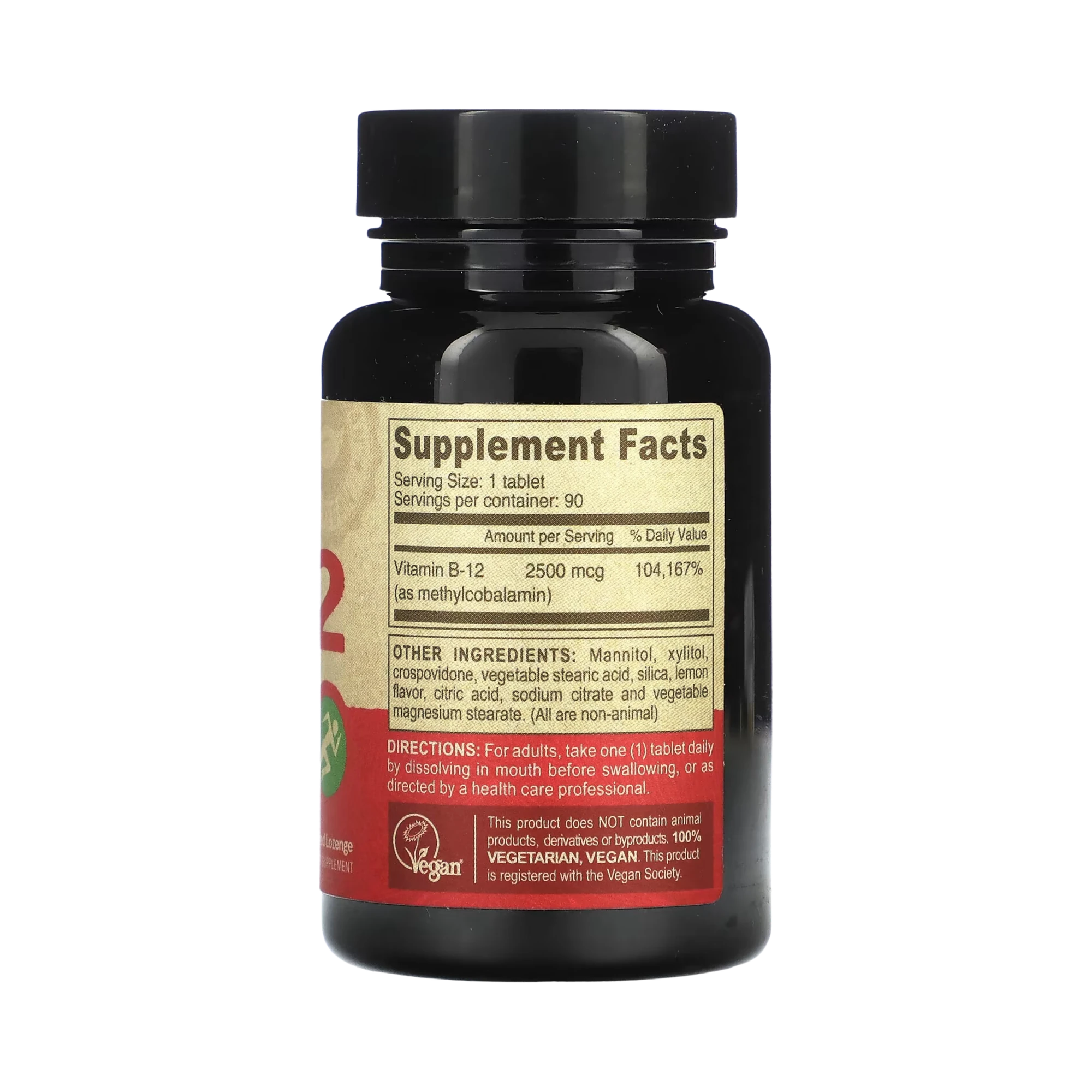 Deva, Vegan B12, Fast-Dissolve, 2,500 Mcg, 90 Tablets