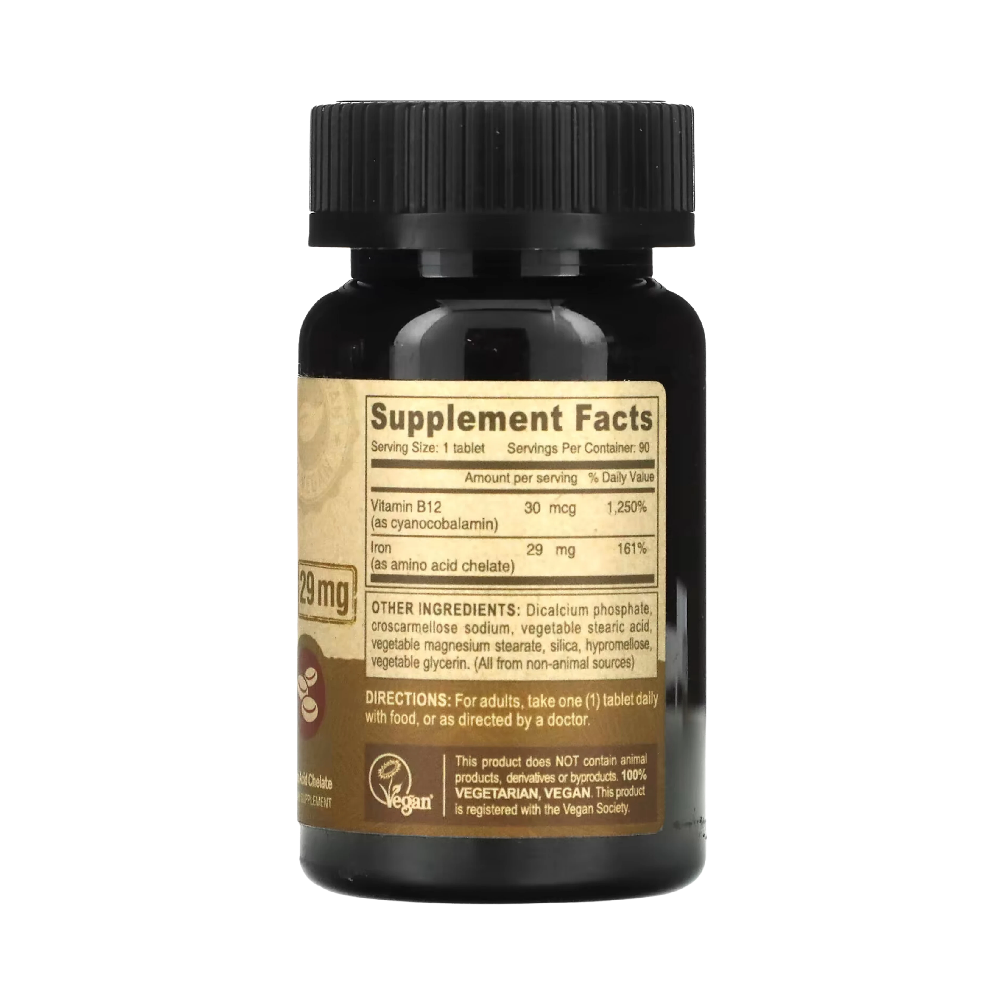 Deva, Vegan, Chelated Iron, 29 Mg, 90 Tablets