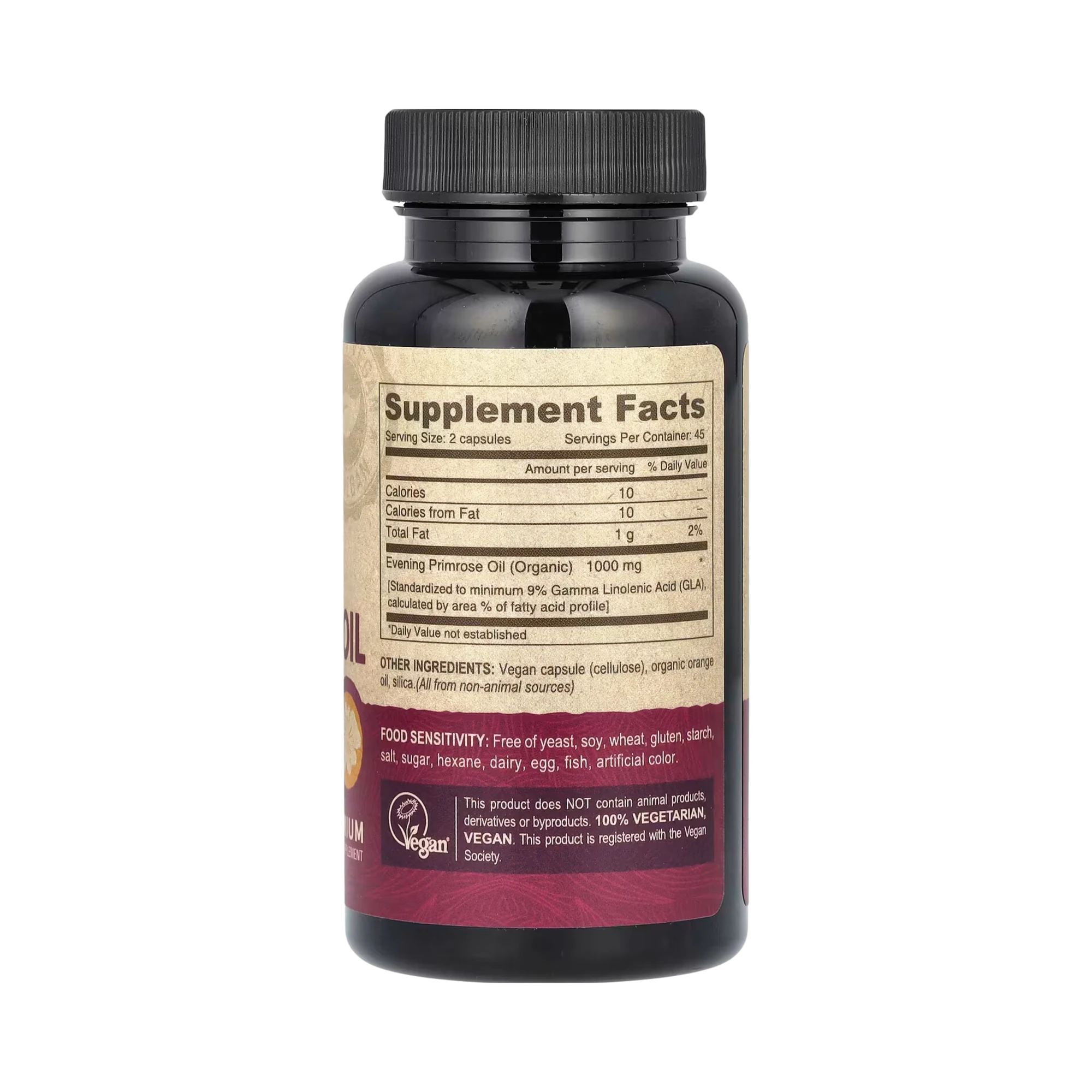 Deva, Vegan Evening Primrose Oil, 90 Vegan Caps