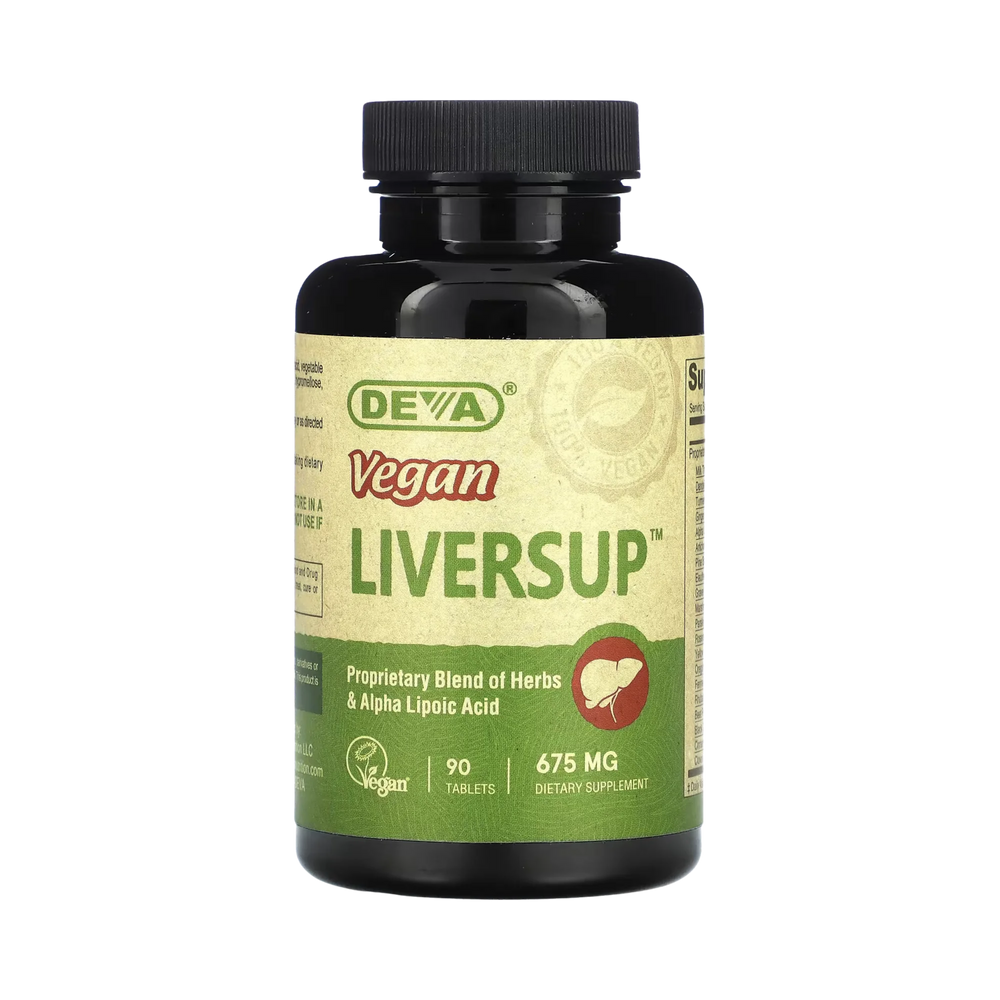 Deva, Vegan Liversup, 675 Mg, 90 Tablets
