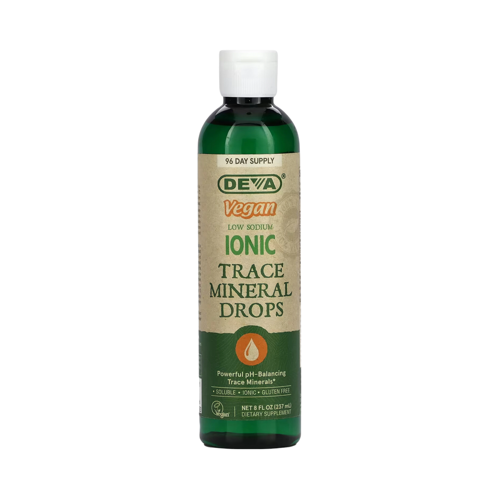 Deva, Vegan Low Sodium Ionic Trace Mineral Drops, 8 Fl Oz