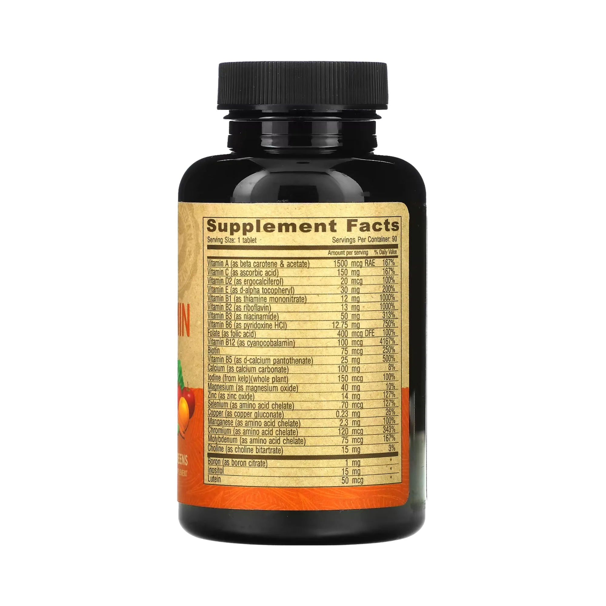 Deva, Vegan Multivitamin & Mineral Supplement with Greens, Iron Free, 90 Coated Tablets