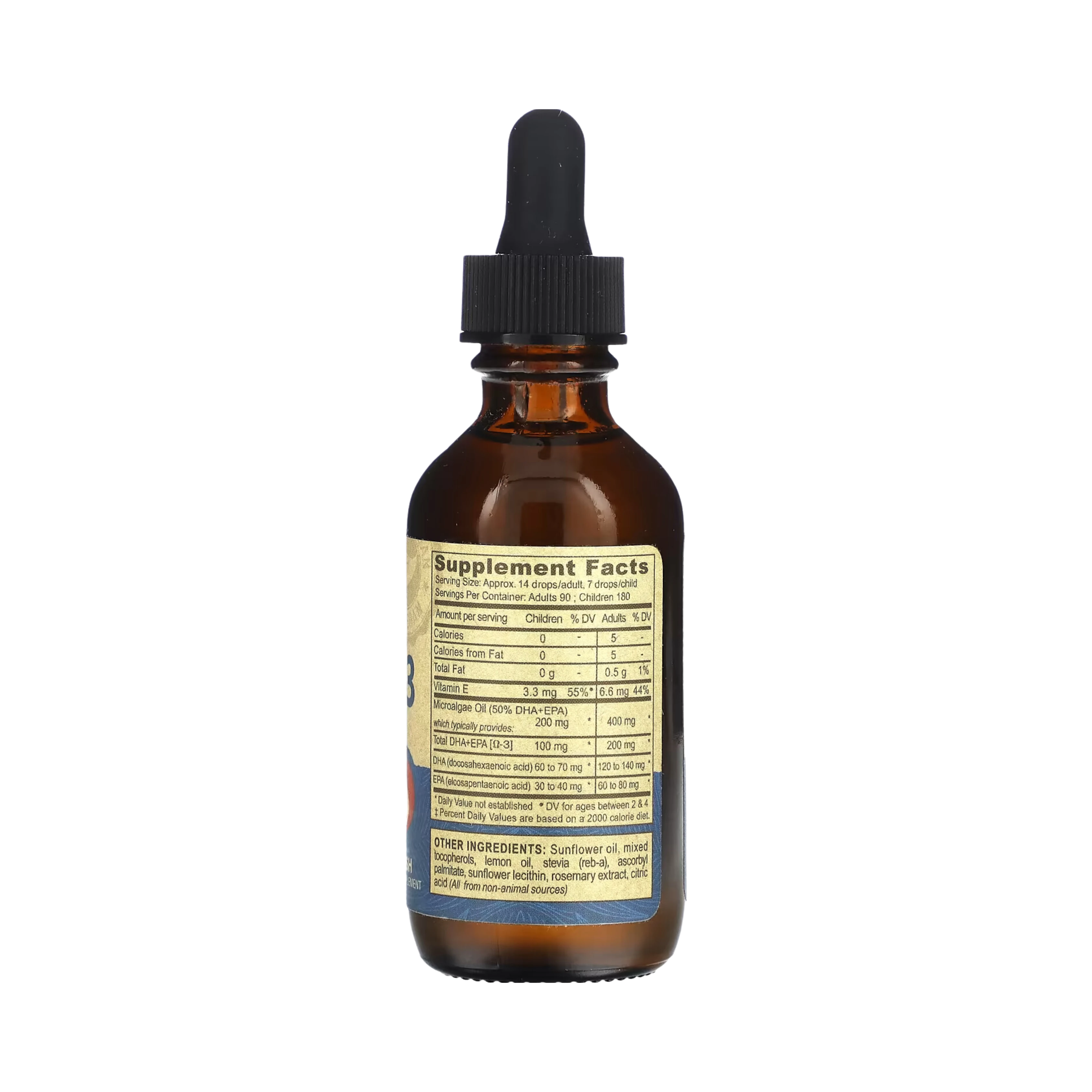 Deva, Vegan Omega-3 DHA-EPA, Lemon, 2 Fl Oz
