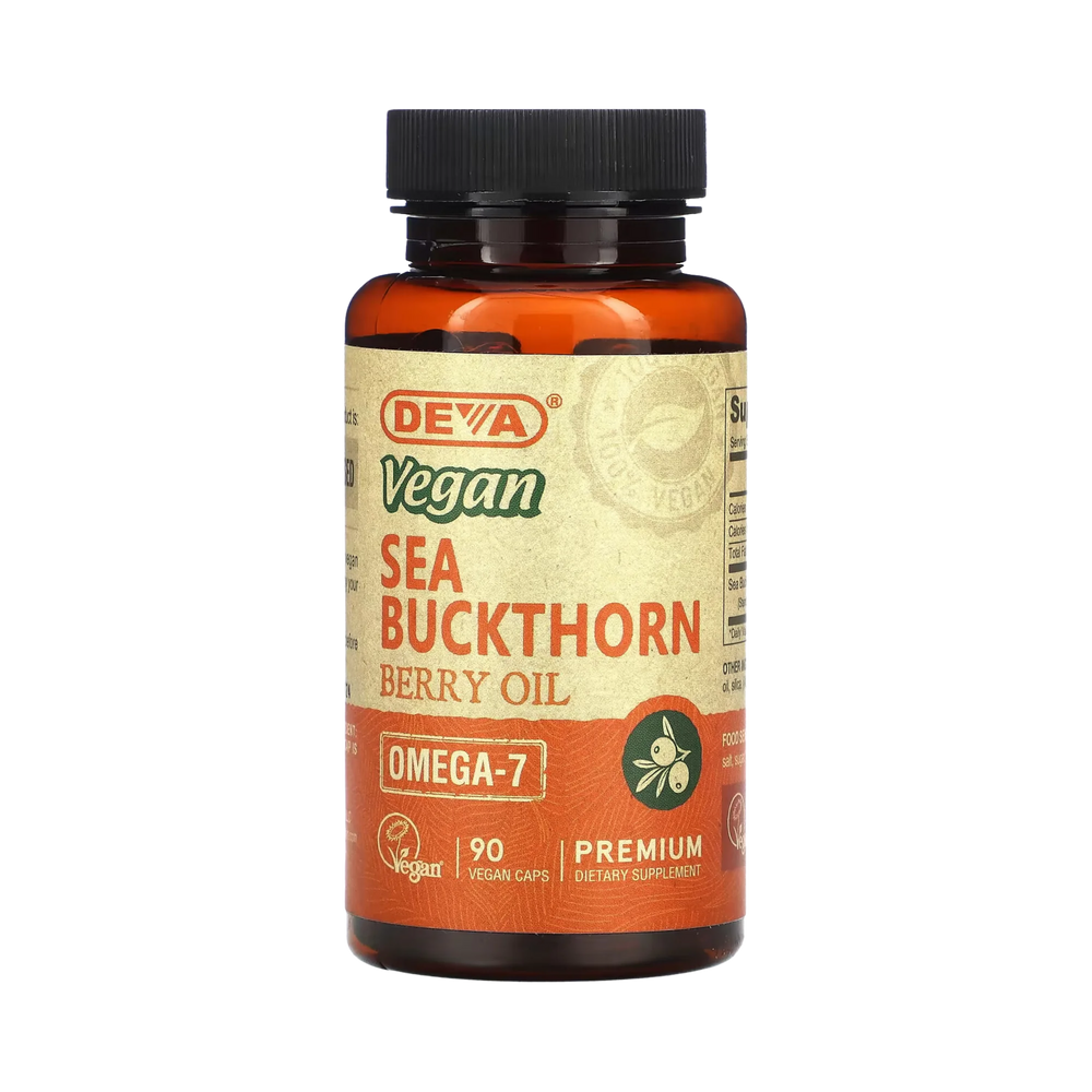 Deva, Vegan Sea Buckthorn Berry Oil, 90 Vegan Caps