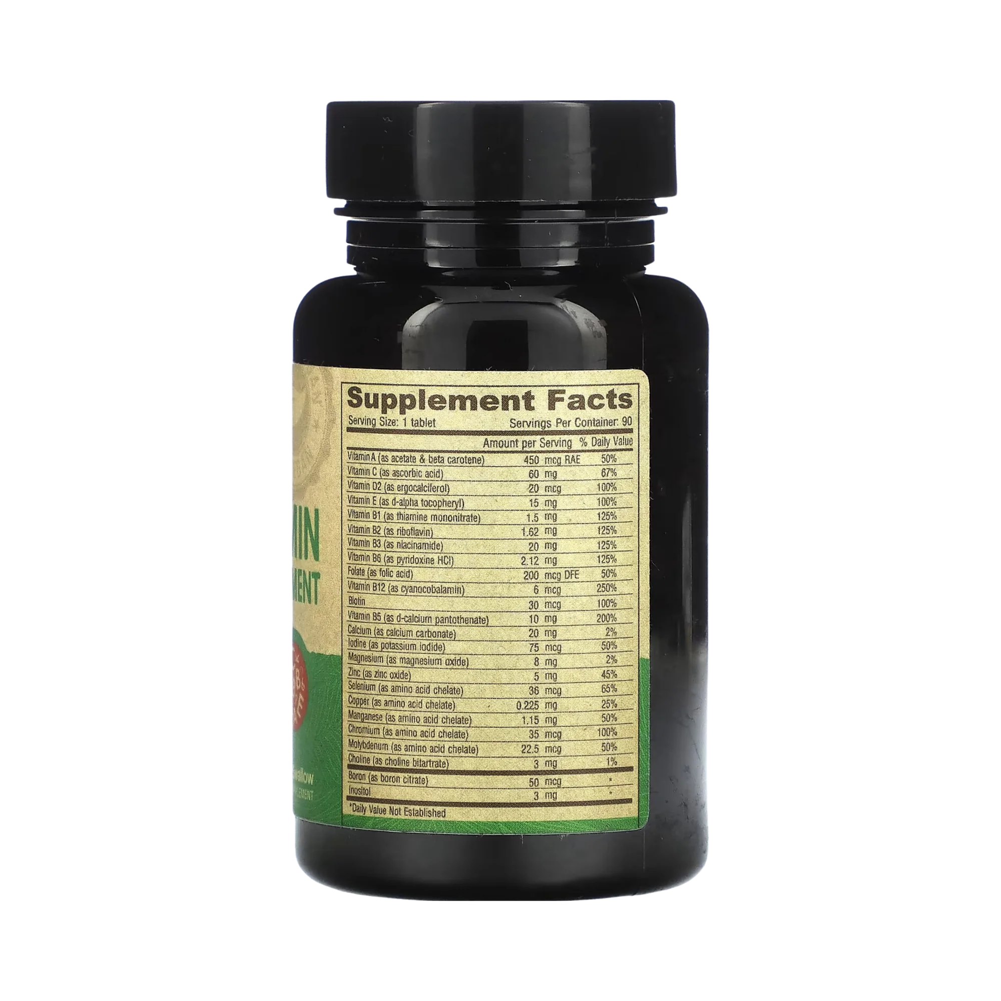 Deva, Vegan Tiny-Tablets Multivitamin & Mineral Supplement, Iron-Free, 90 Tablets