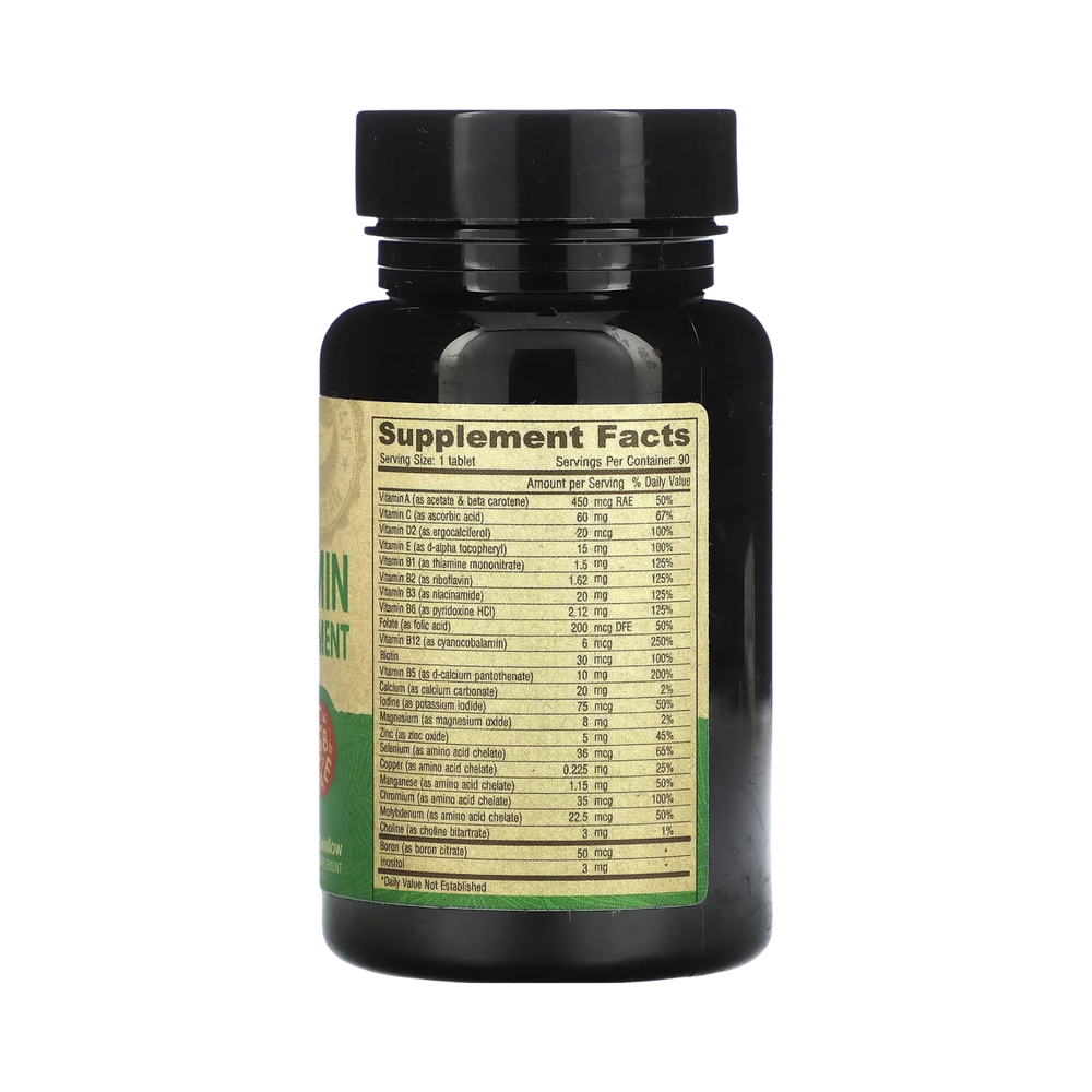 Deva, Vegan Tiny-Tablets Multivitamin & Mineral Supplement, Iron-Free, 90 Tablets