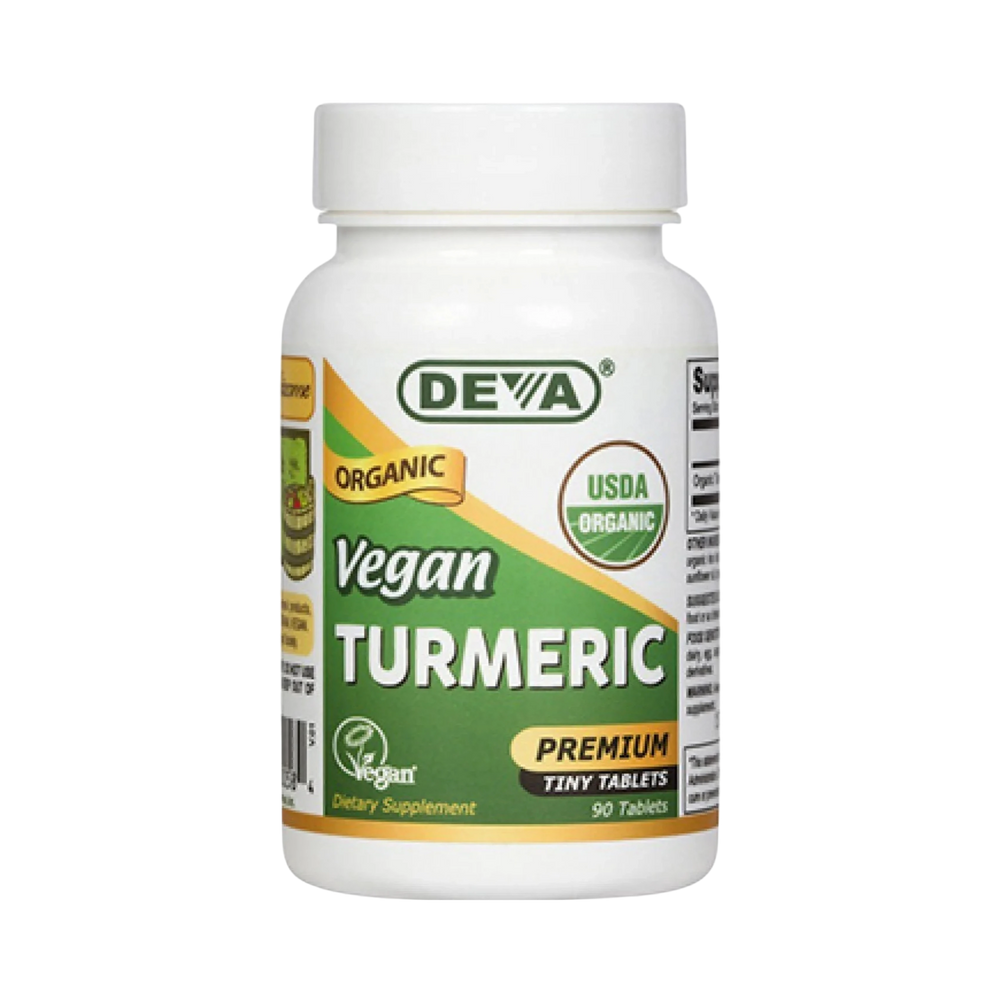 Deva, Vegan Vegan Turmeric, Organic, 90 Veg Tablet