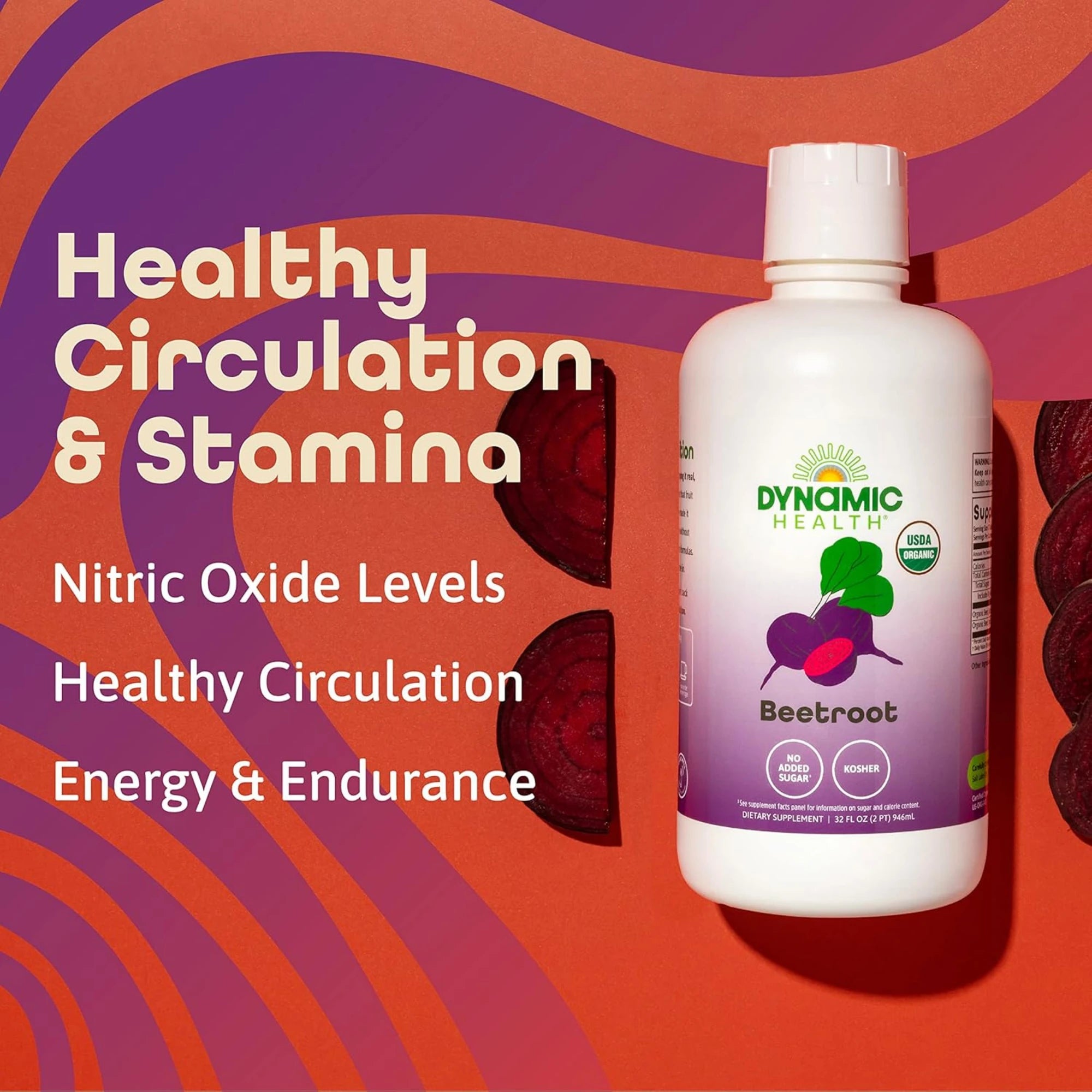 Dynamic Health, Beetroot, 32 fl oz, 946 ml