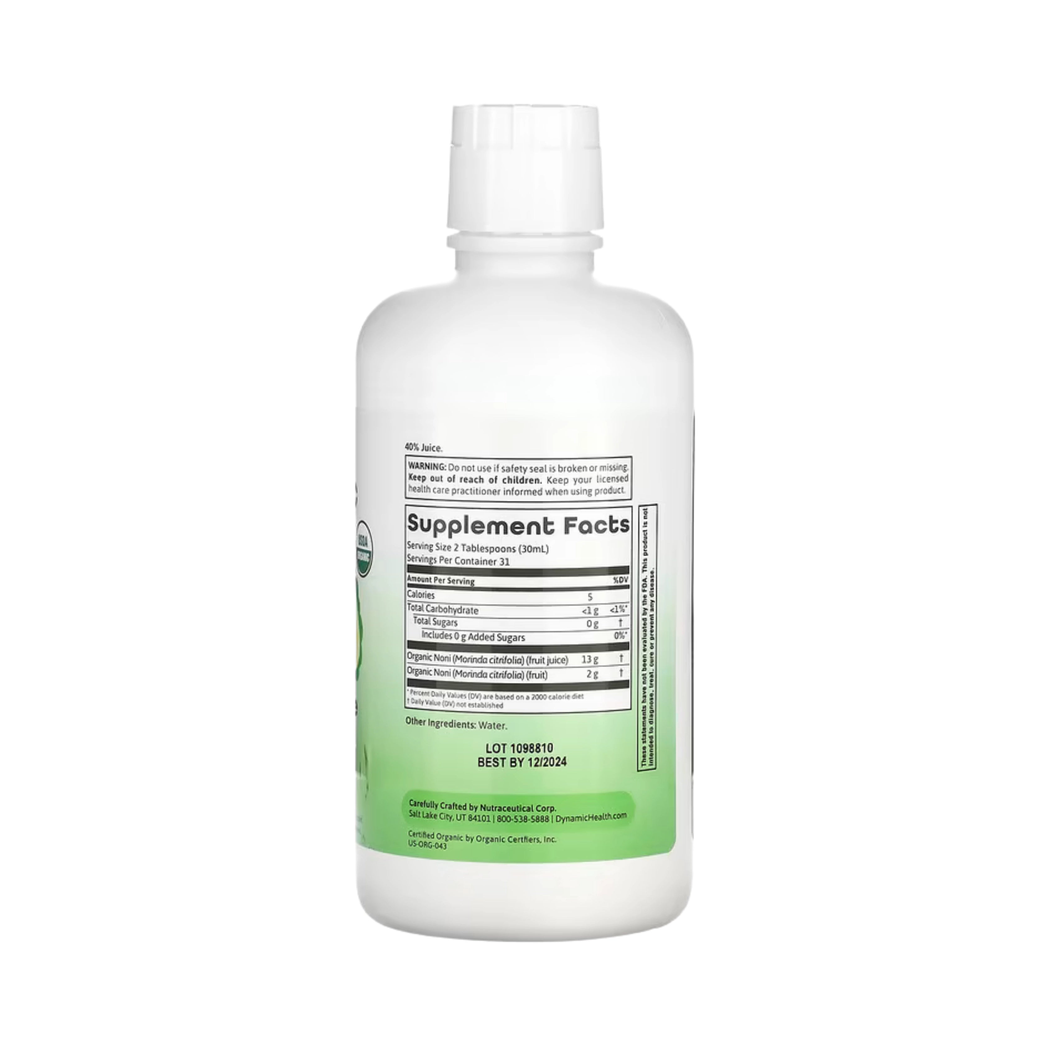 Dynamic Health, Noni Juice, 32 fl oz, 946 ml