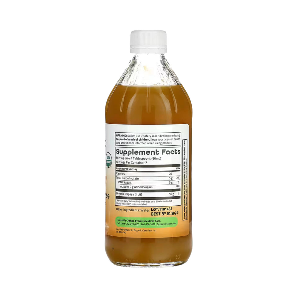 Dynamic Health, Papaya Puree, 16 fl oz, 473 ml