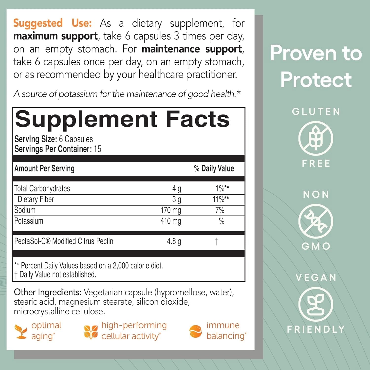 EcoNugenics, PectaSol, 270 Veg Capsules