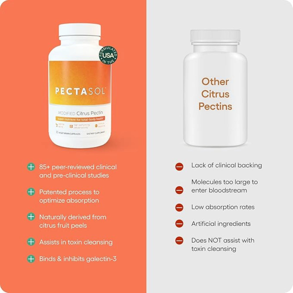 EcoNugenics, PectaSol-C, Modified Citrus Pectin, 90 Capsules