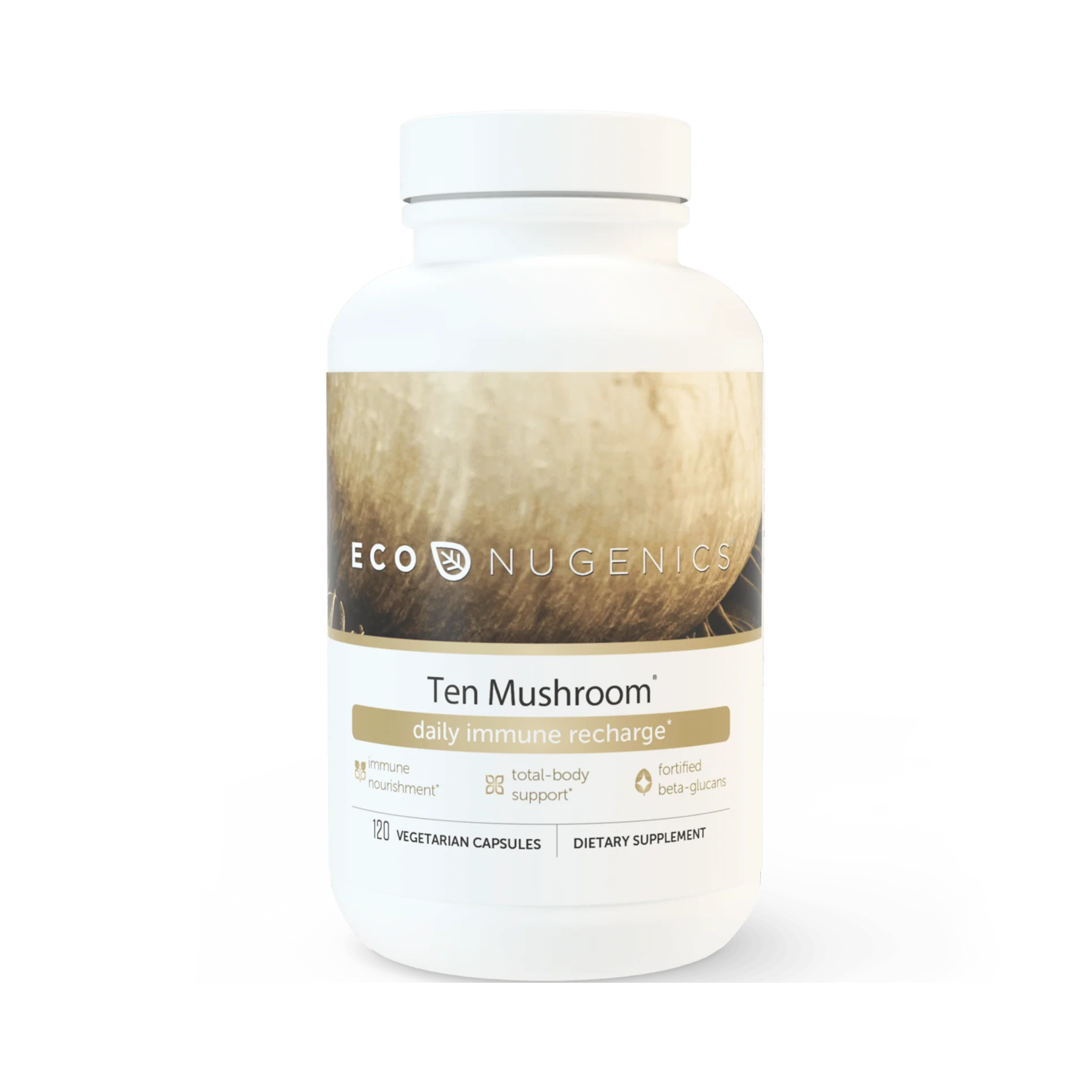 EcoNugenics, Ten Mushroom Formula, 120 Capsules