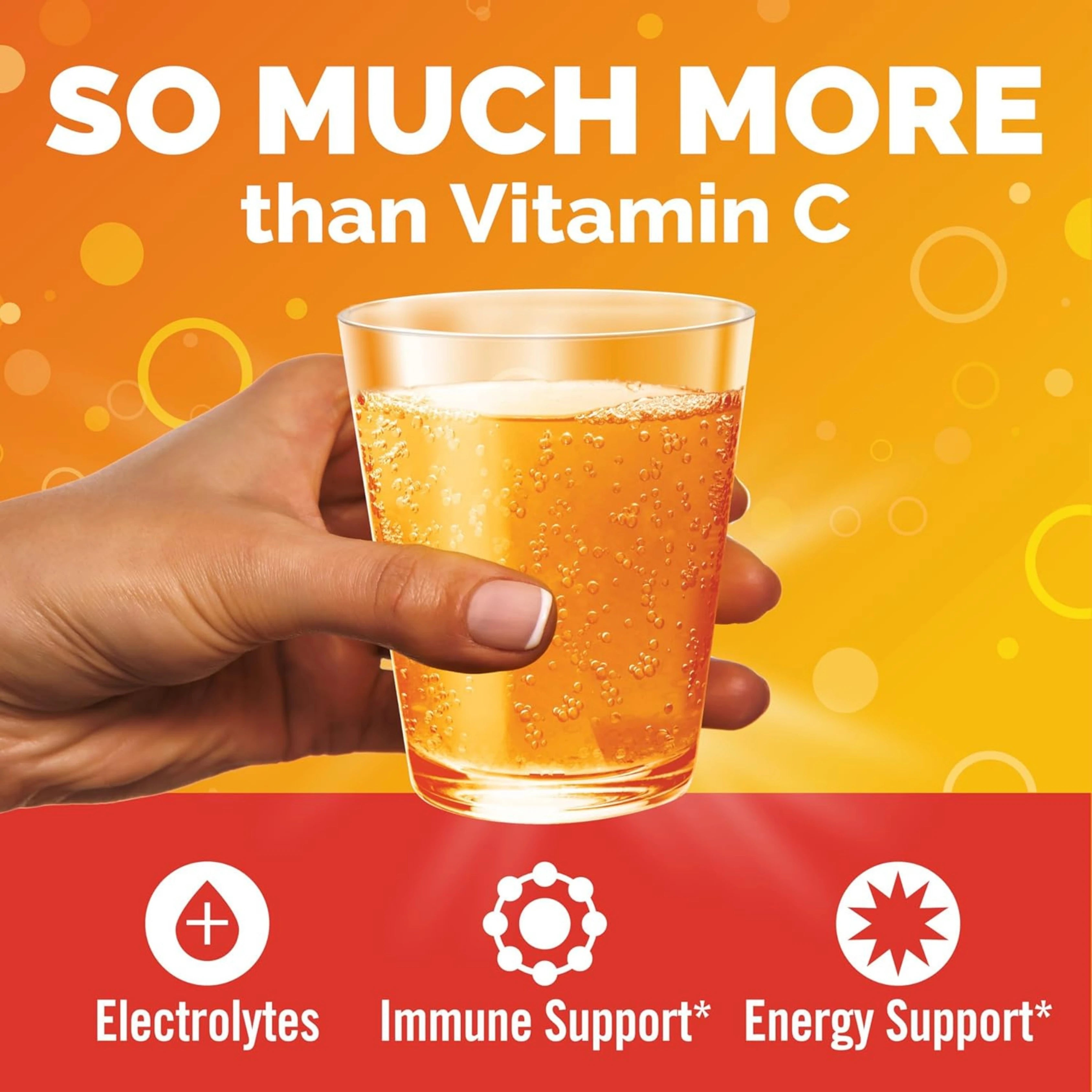 Emergen-C, Vitamin C, Super Orange, 1000 Mg, 10CT