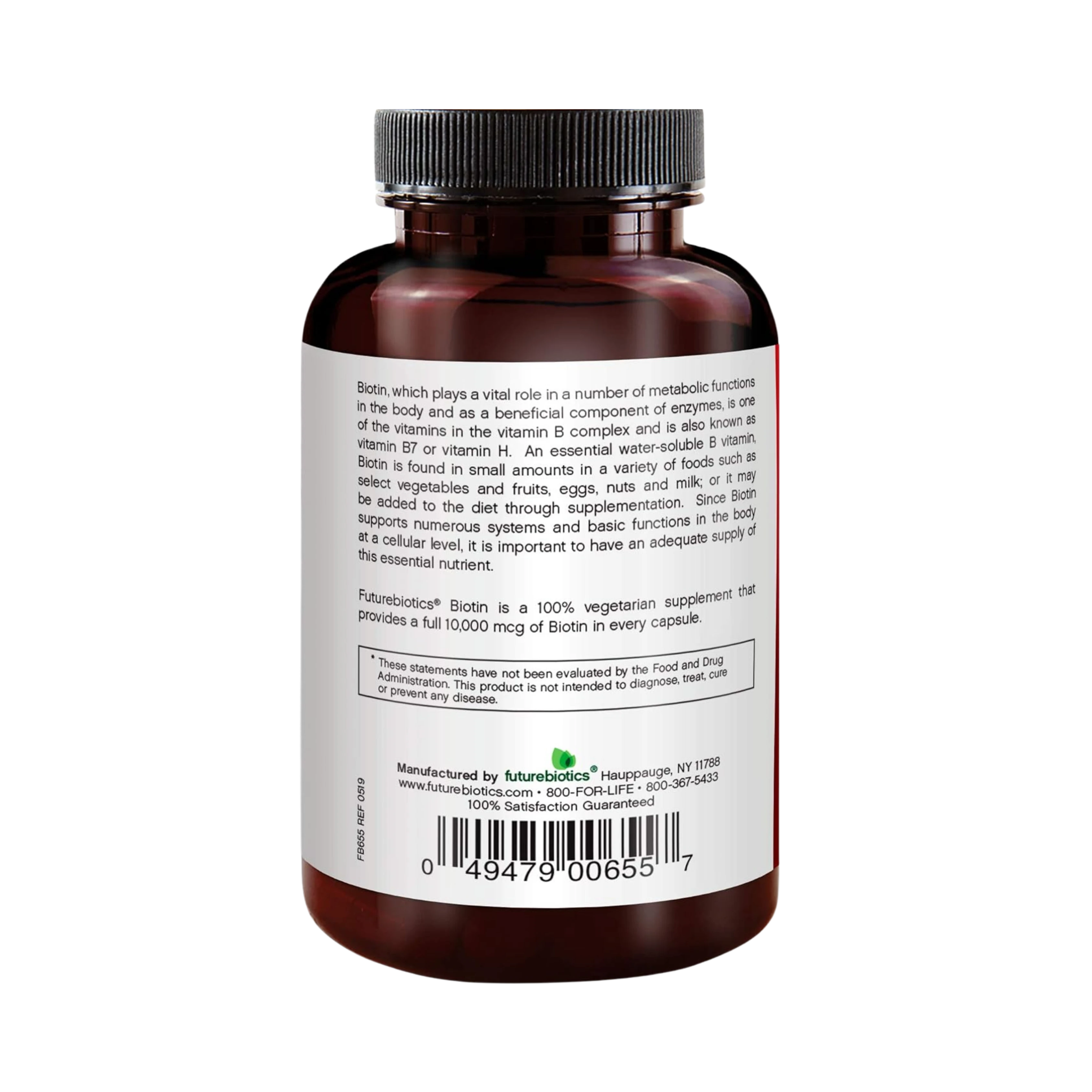 Futurebiotics, Biotin 10,000 Mcg, 90 Vegetarian Capsules