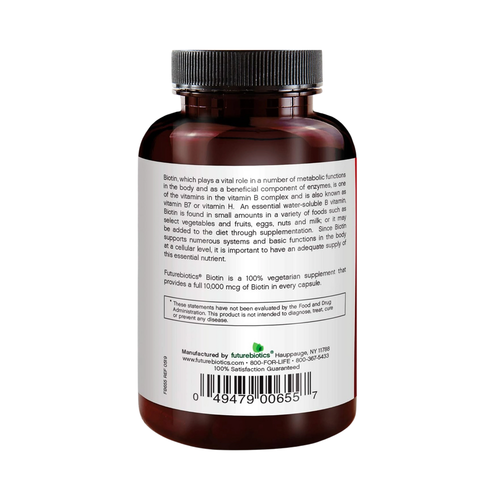 Futurebiotics, Biotin 10,000 Mcg, 90 Vegetarian Capsules